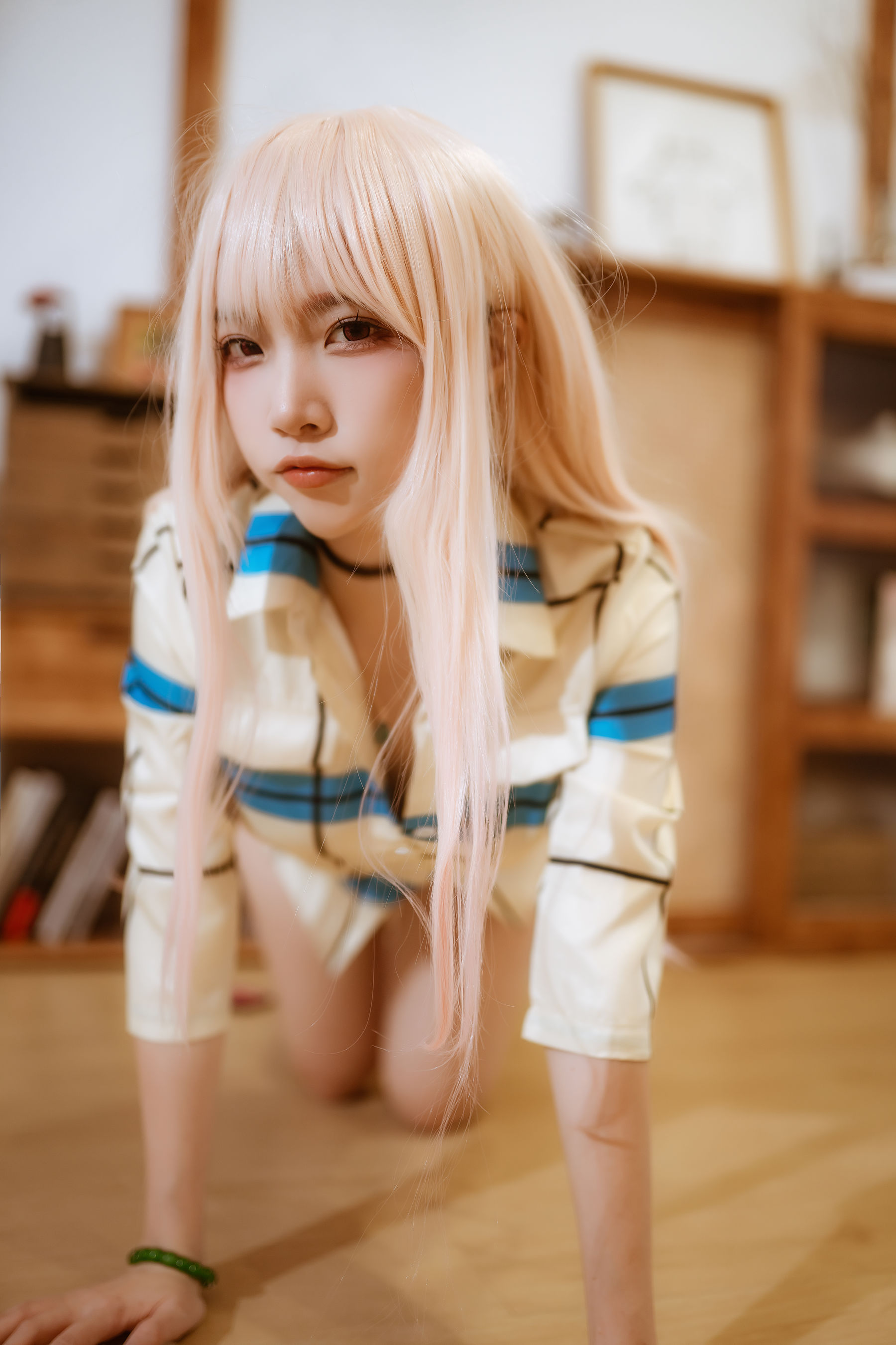 人气Coser 二佐Nisa - 海梦 日常泳装