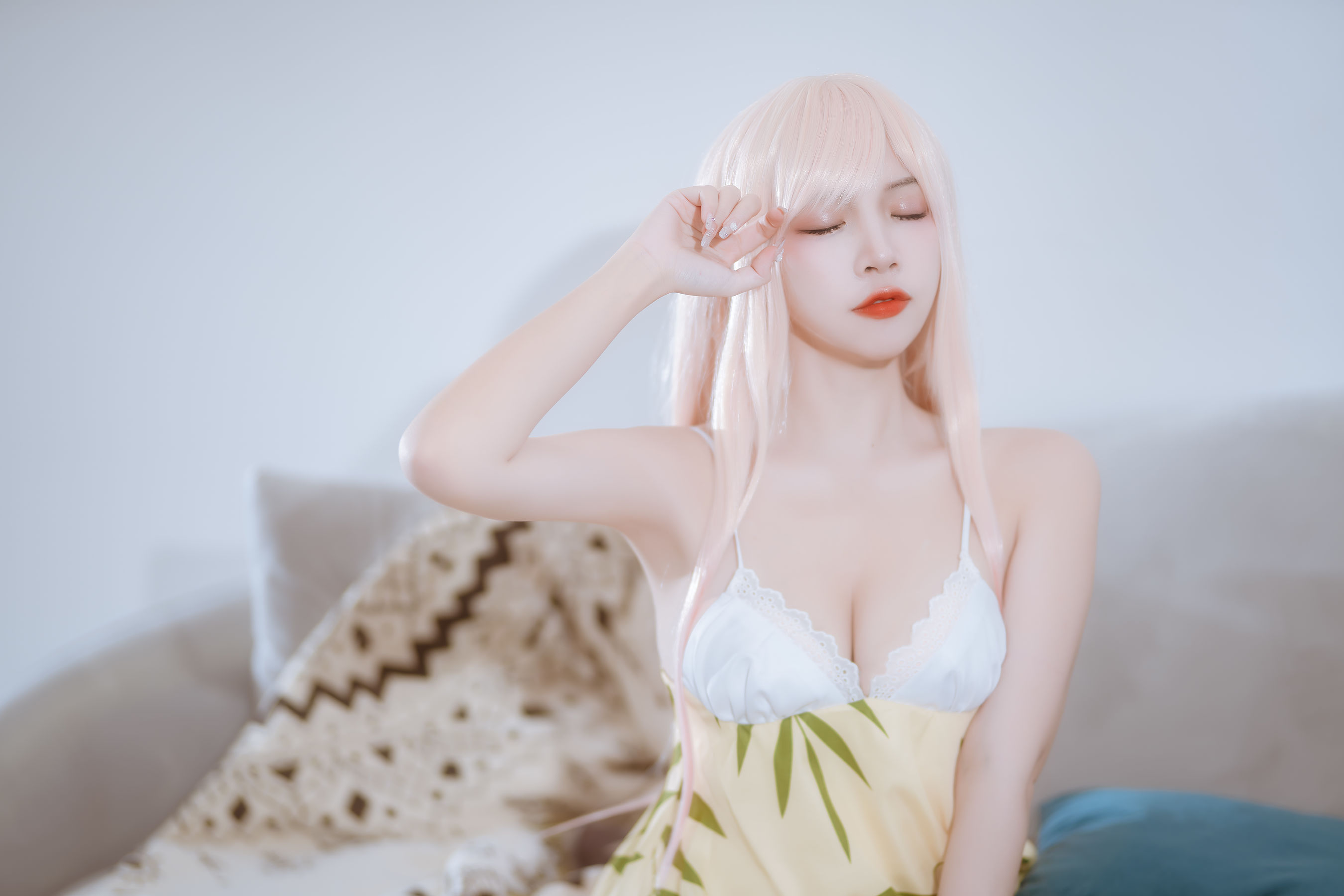 人气Coser 二佐Nisa - 海梦 睡衣