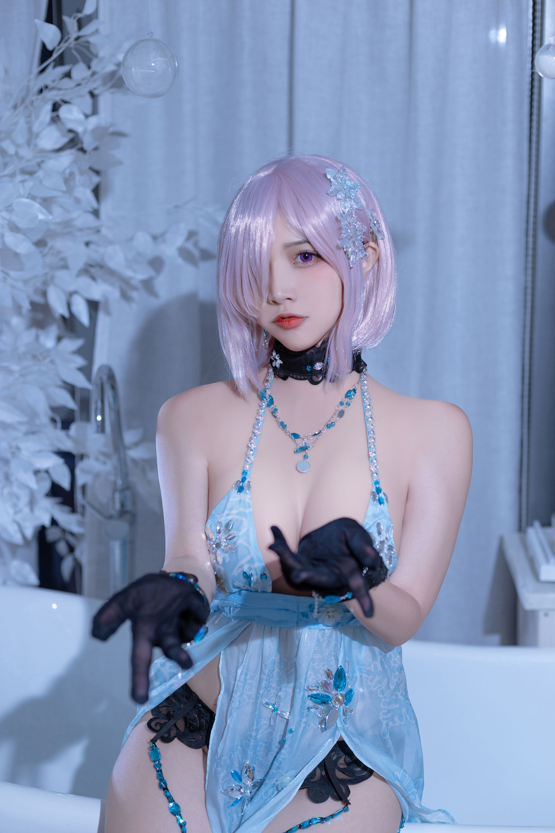 人气Coser 二佐Nisa - 玛修万圣节