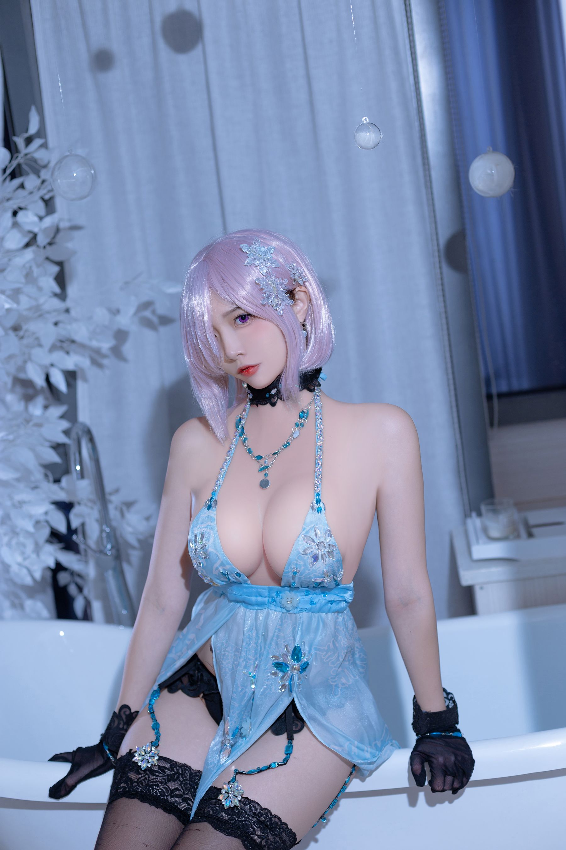 人气Coser 二佐Nisa - 玛修万圣节