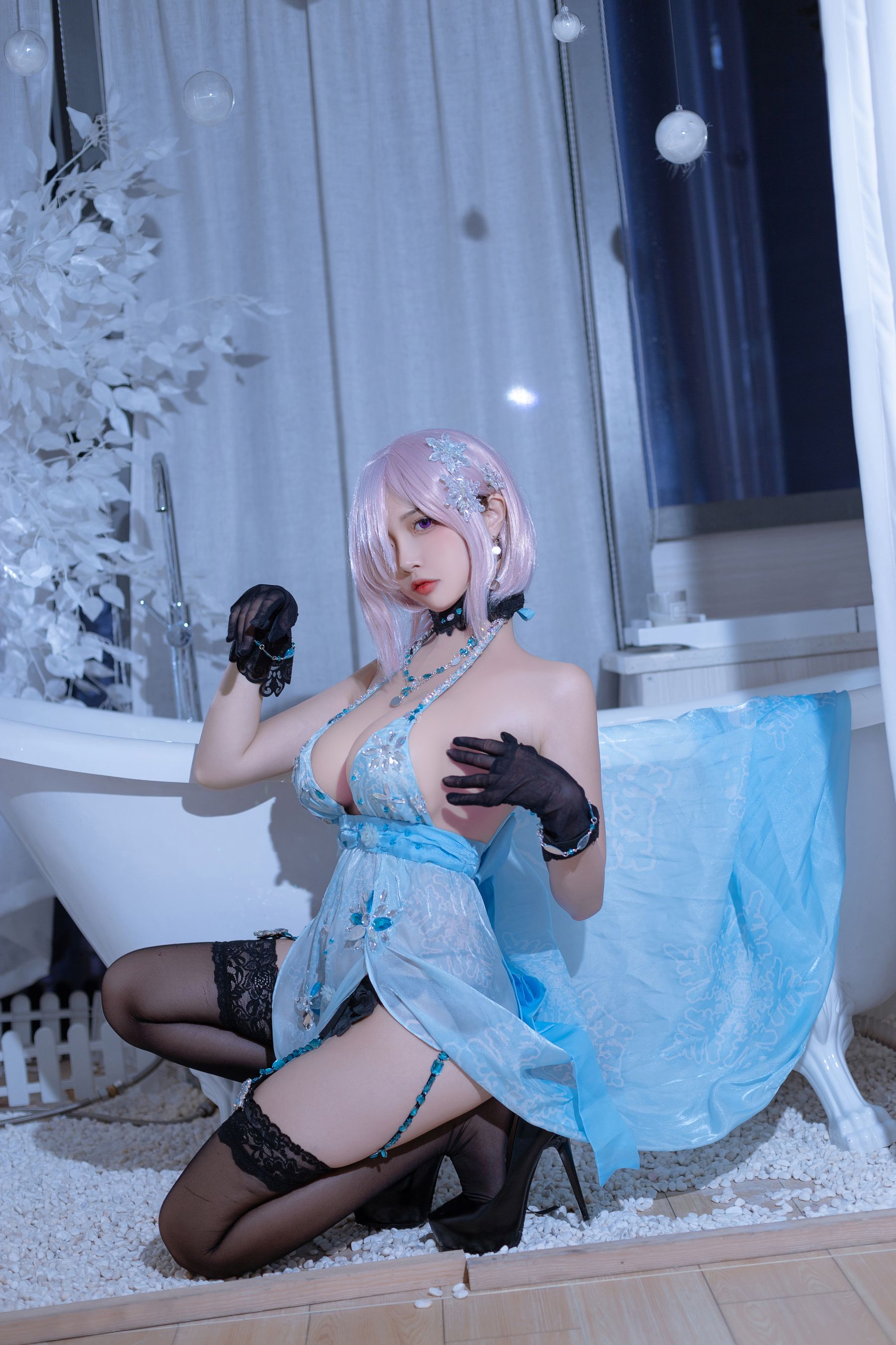 人气Coser 二佐Nisa - 玛修万圣节