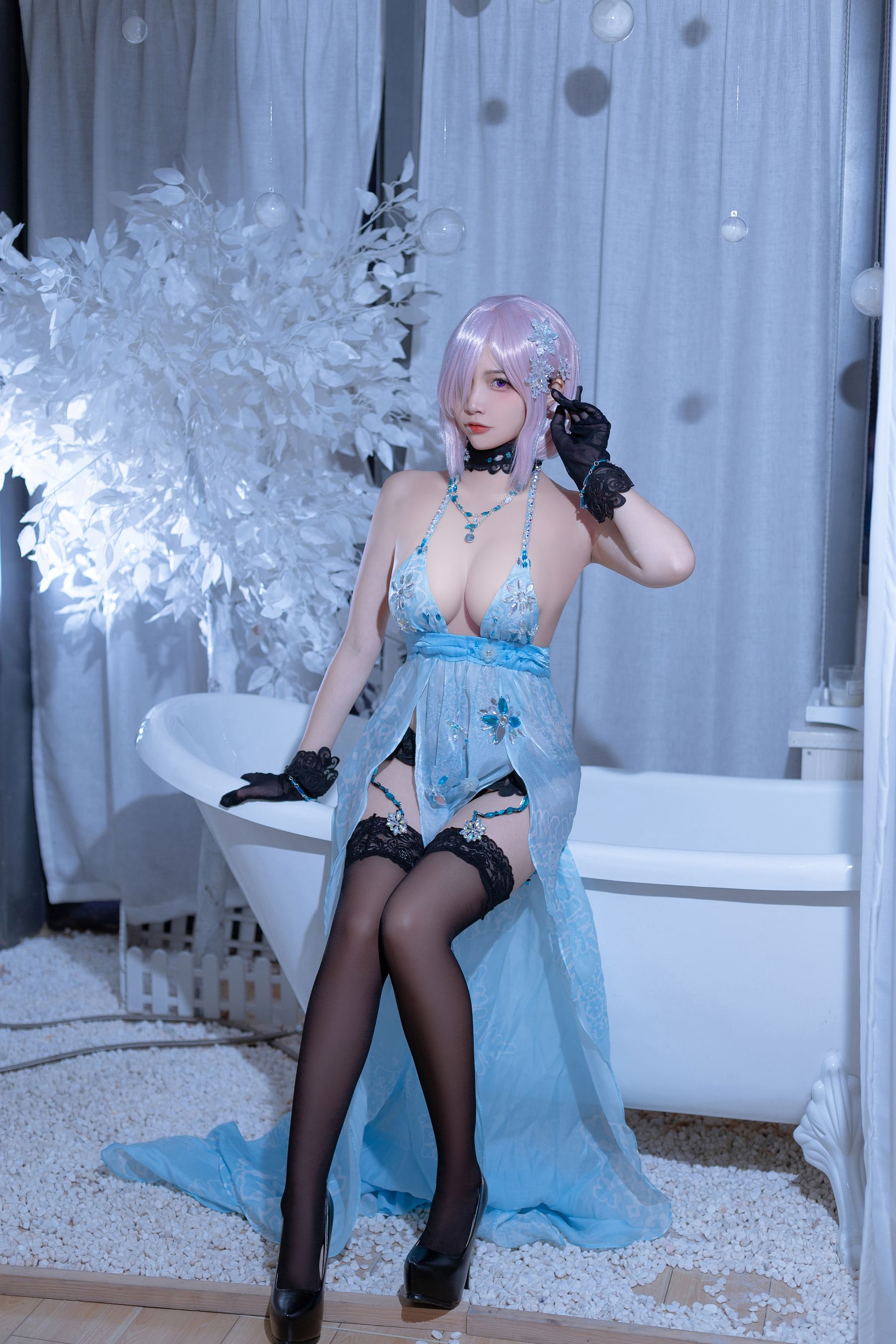 人气Coser 二佐Nisa - 玛修万圣节