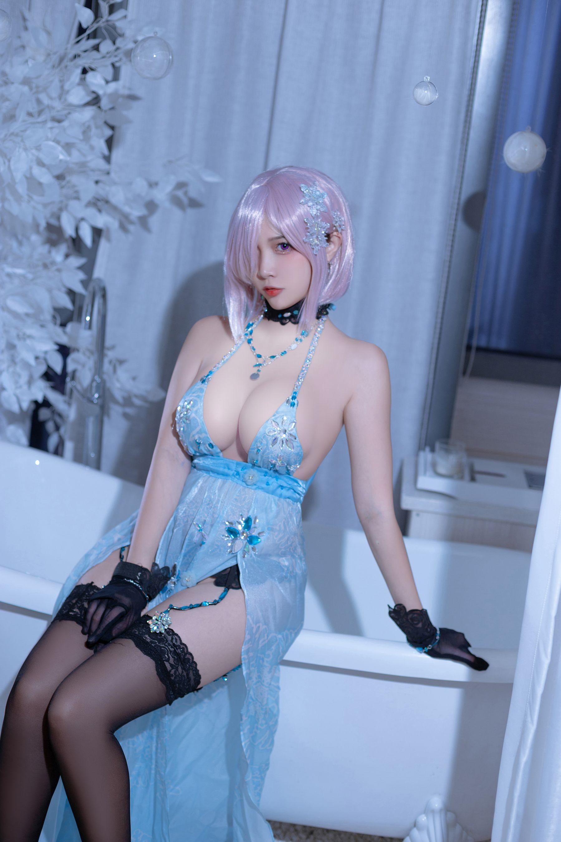 人气Coser 二佐Nisa - 玛修万圣节