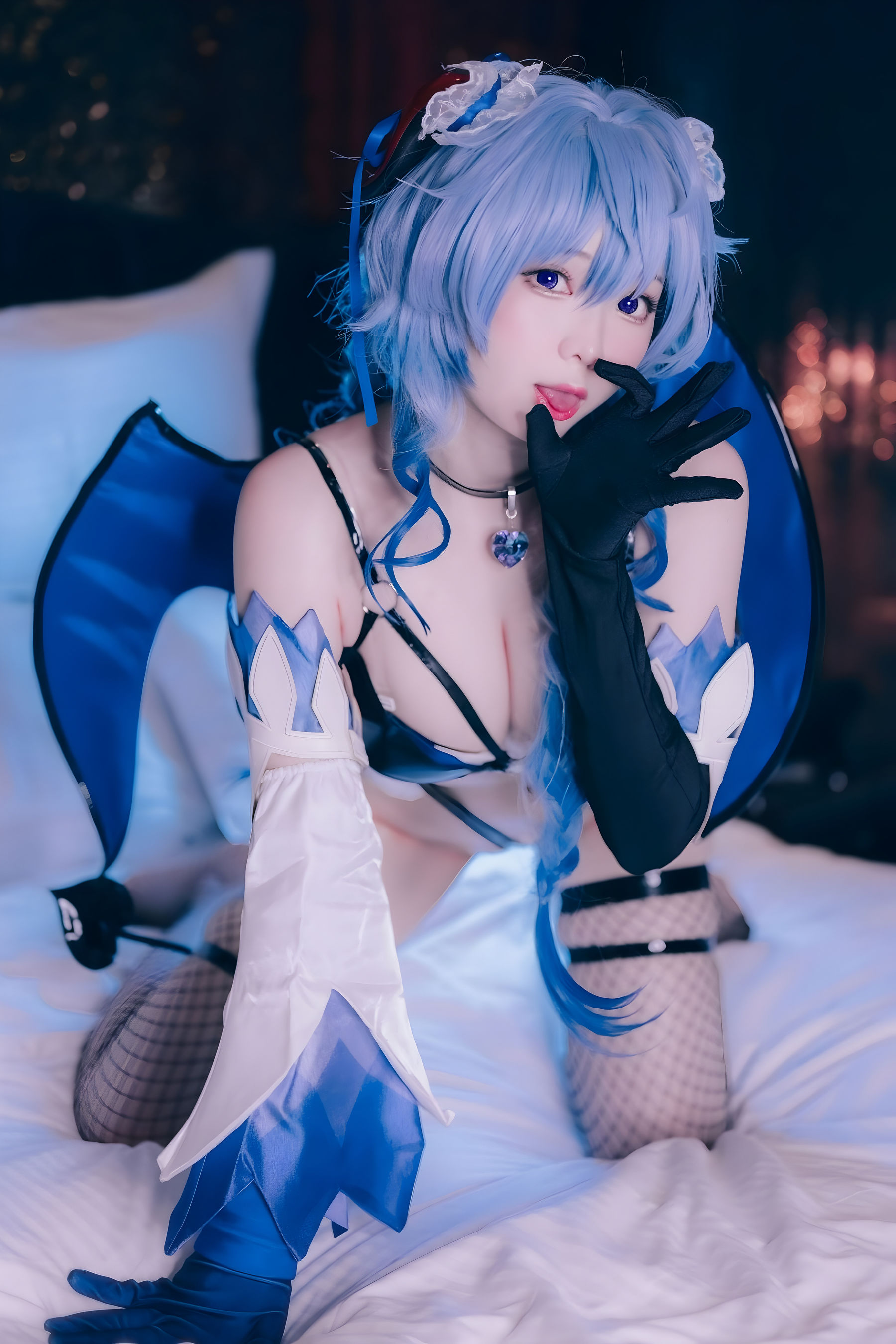 微博妹纸霜月shimo - Ganyu Succubus