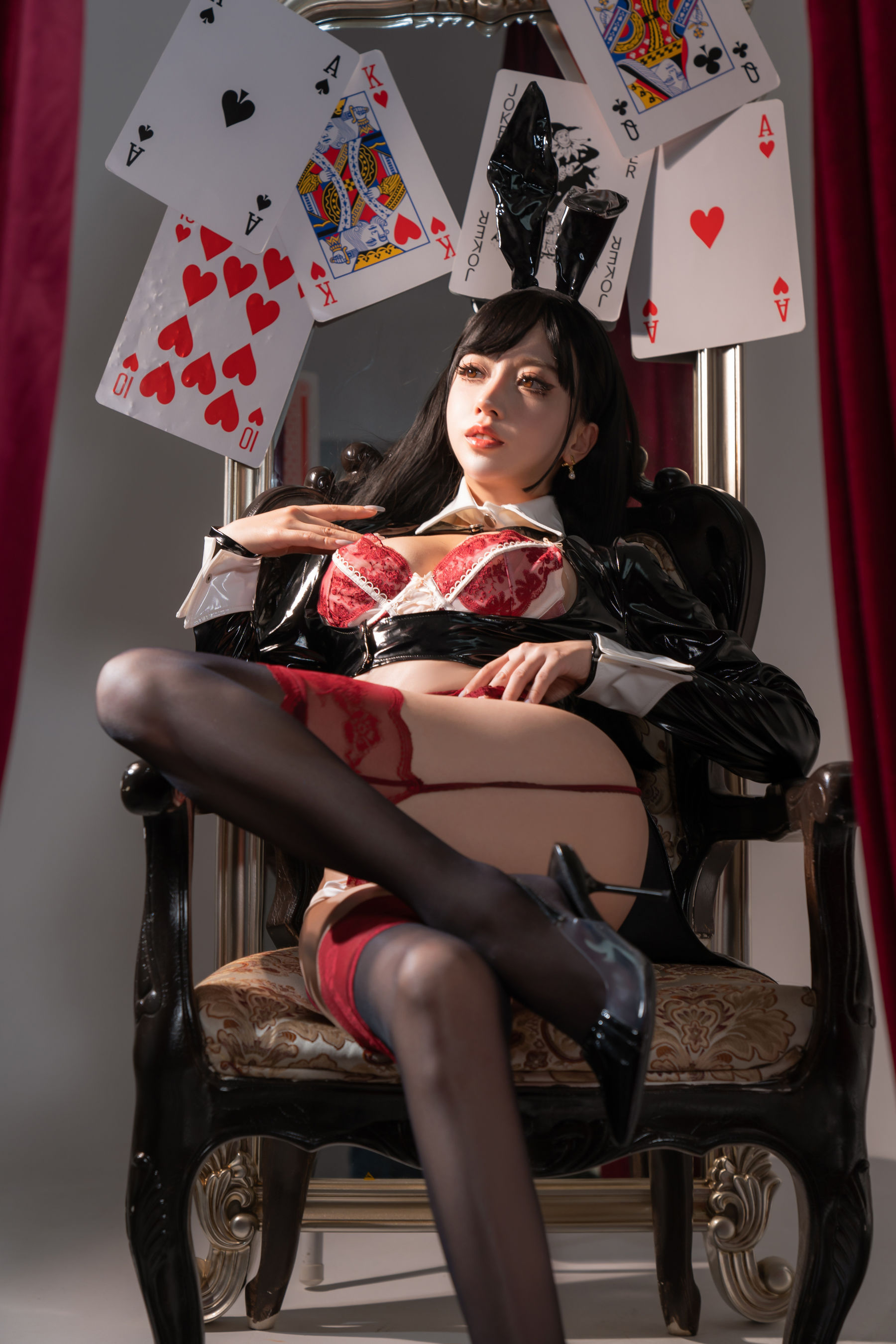斗鱼米线线sama写真 - 生日限定 兔女郎