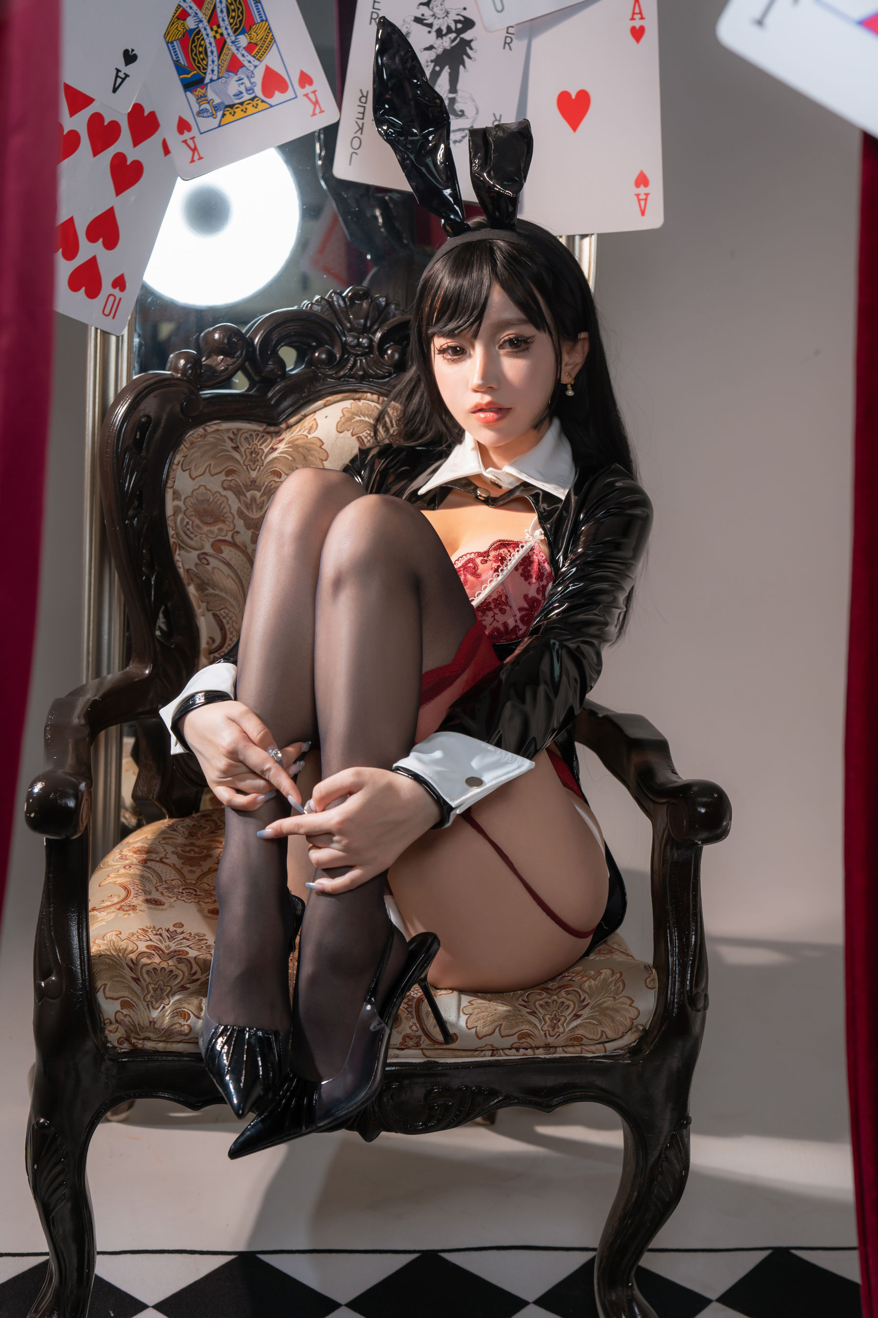 斗鱼米线线sama写真 - 生日限定 兔女郎