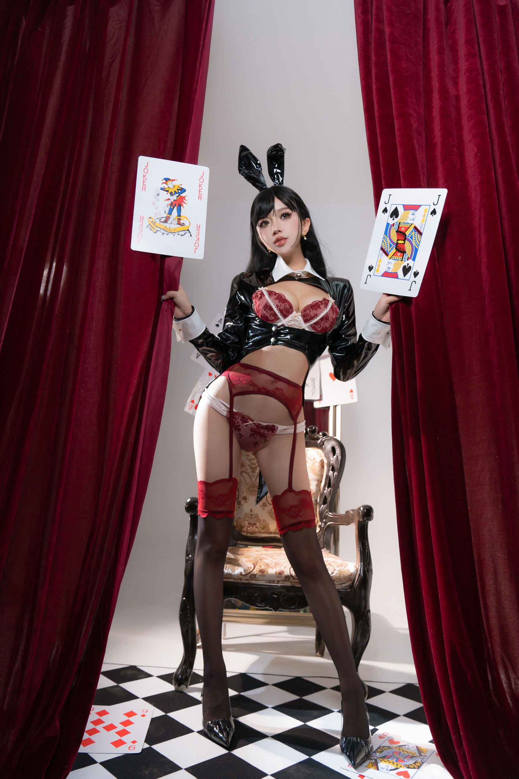 斗鱼米线线sama写真 - 生日限定 兔女郎