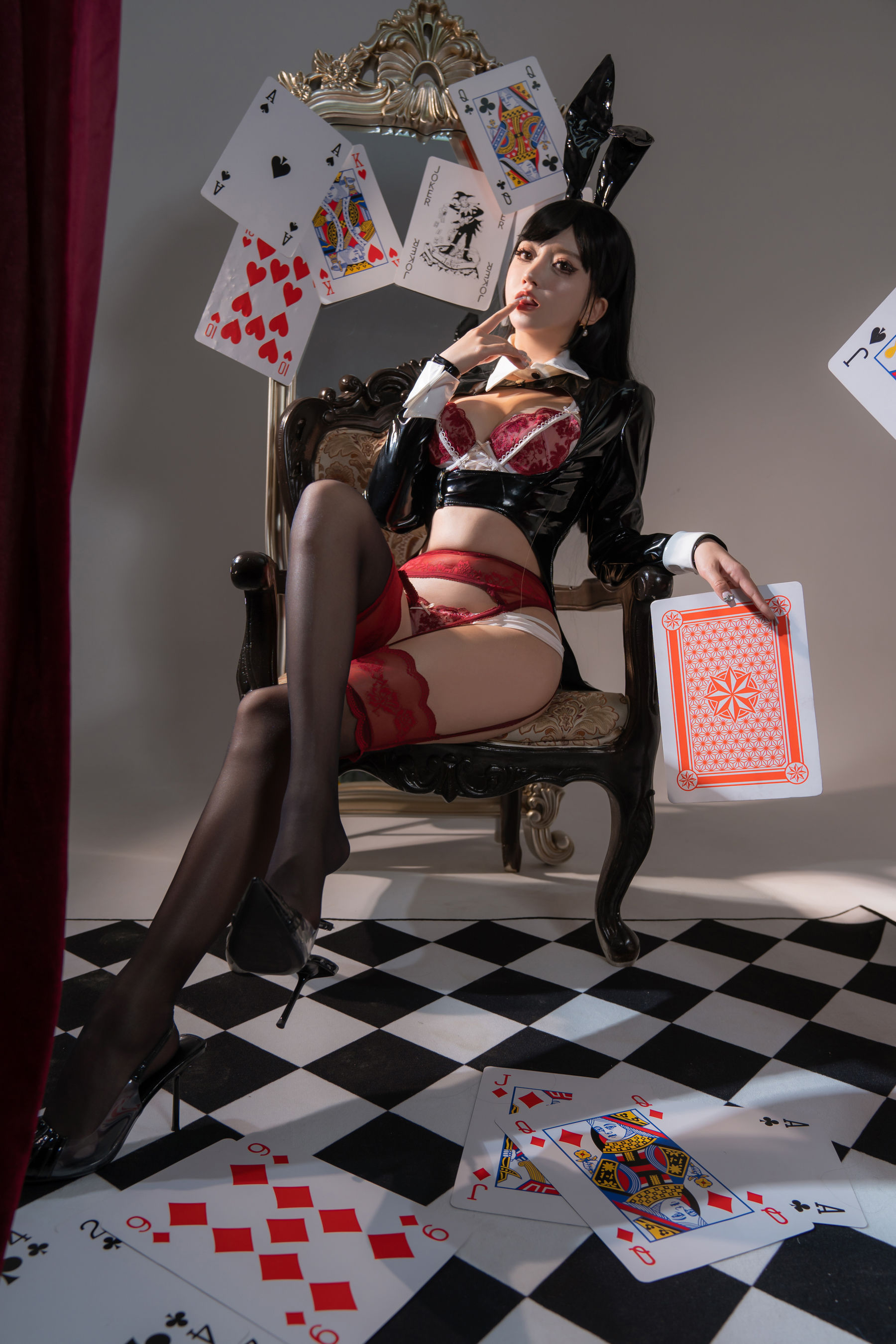 斗鱼米线线sama写真 - 生日限定 兔女郎