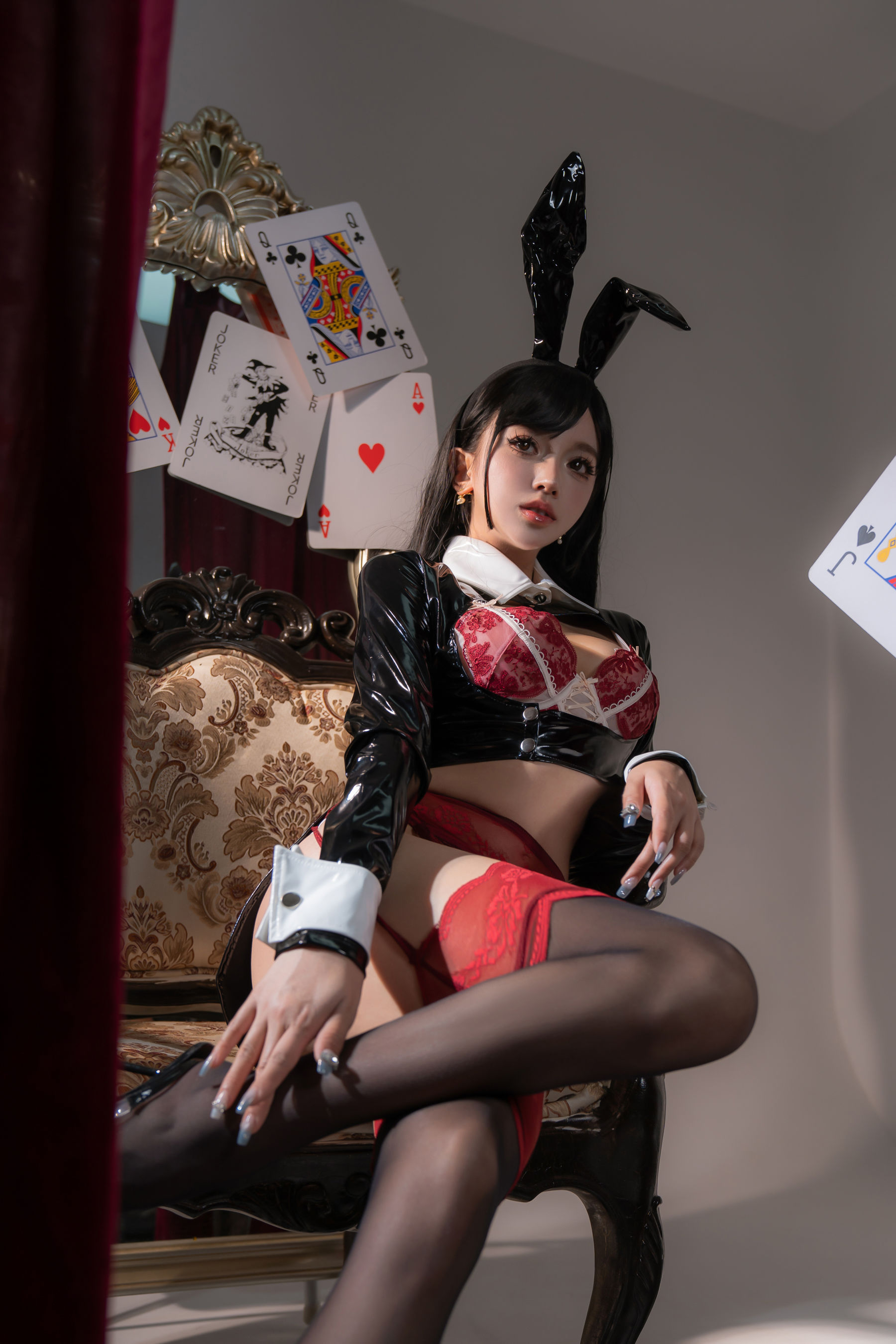 斗鱼米线线sama写真 - 生日限定 兔女郎