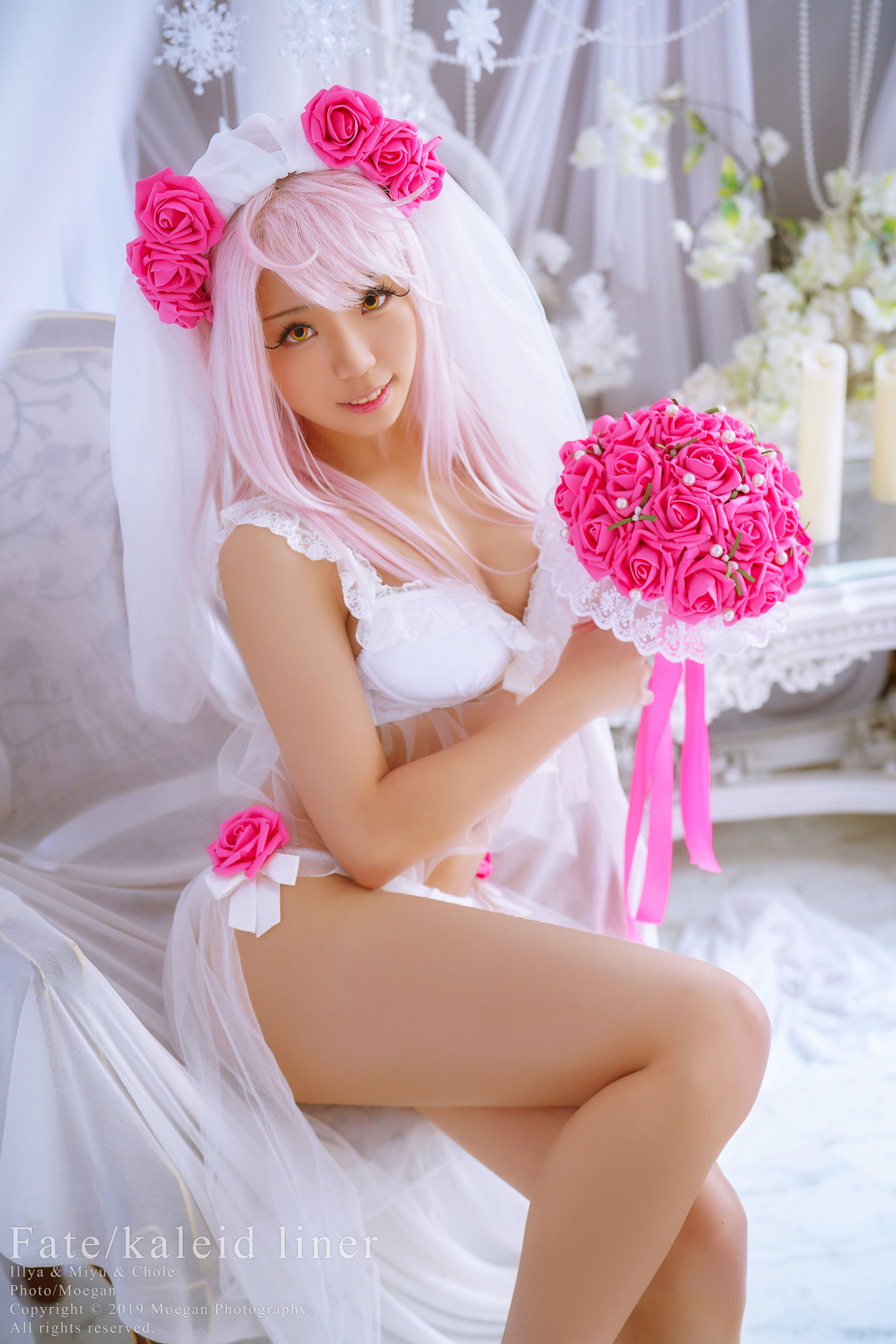 沖田凜花Rinka&鈴鈴Yakira&鬼姬Oni Hime - Wedding Bikini ver