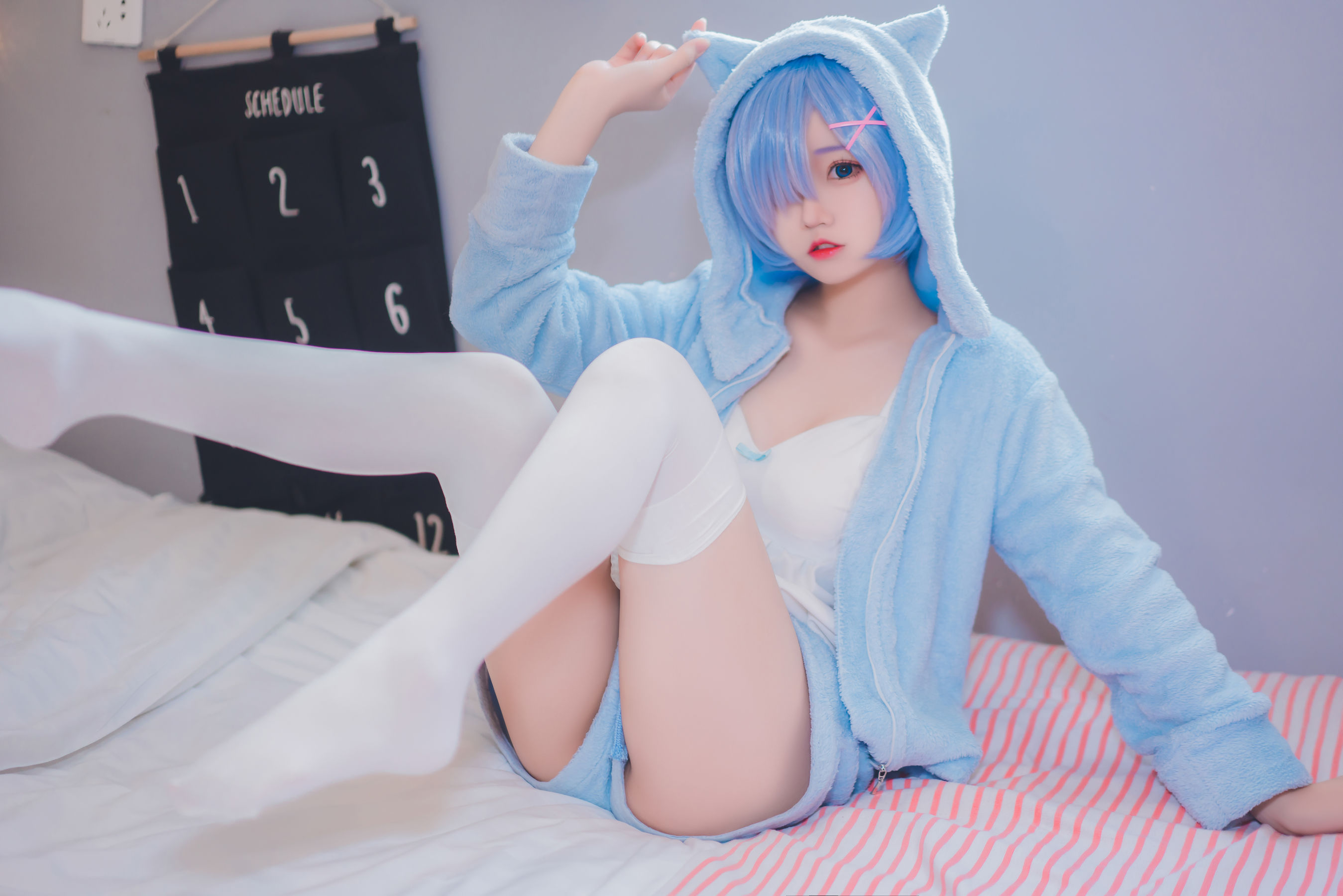 猫君君MaoJun - 雷姆猫耳睡衣