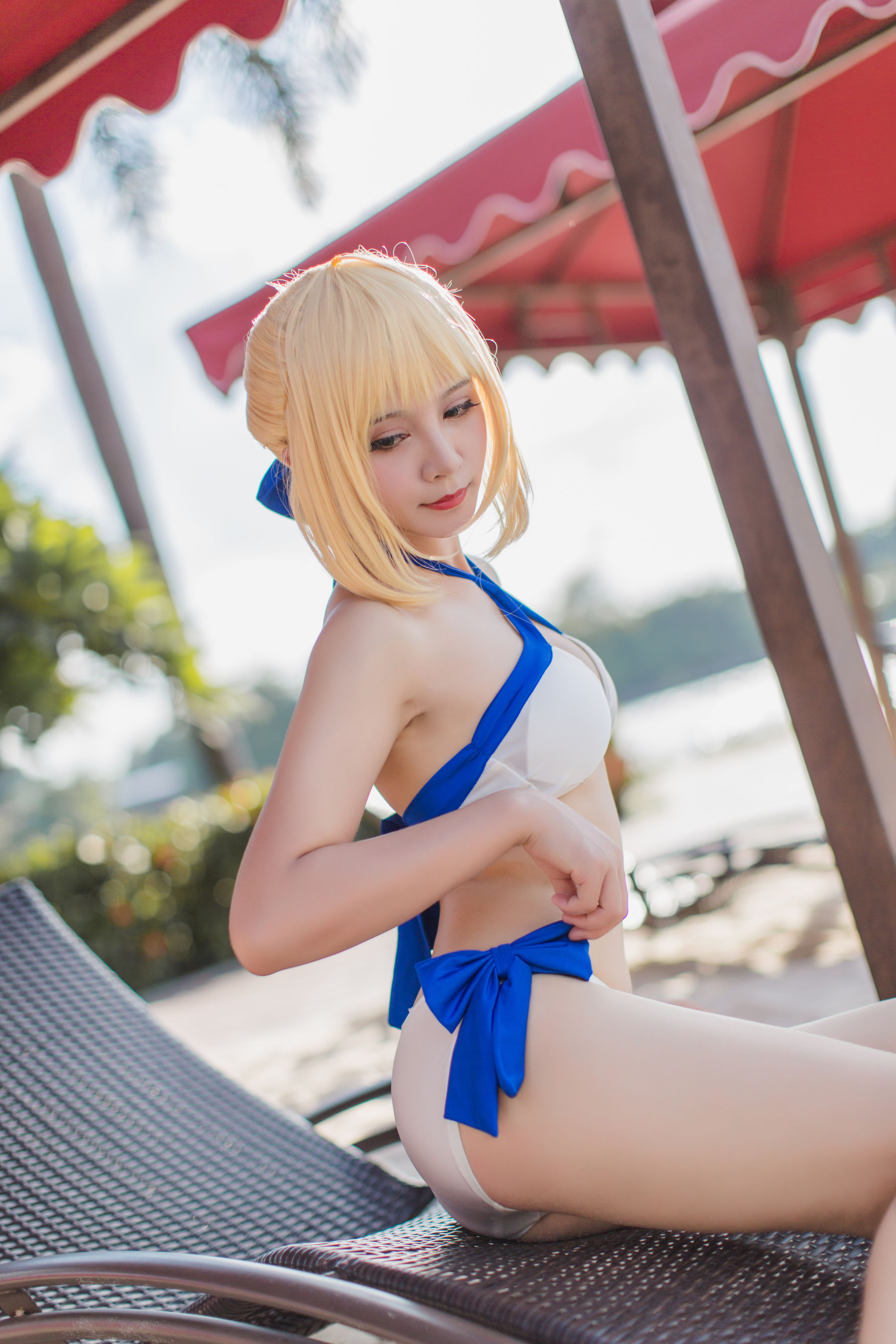 秋山AkI - 水着弓SABER