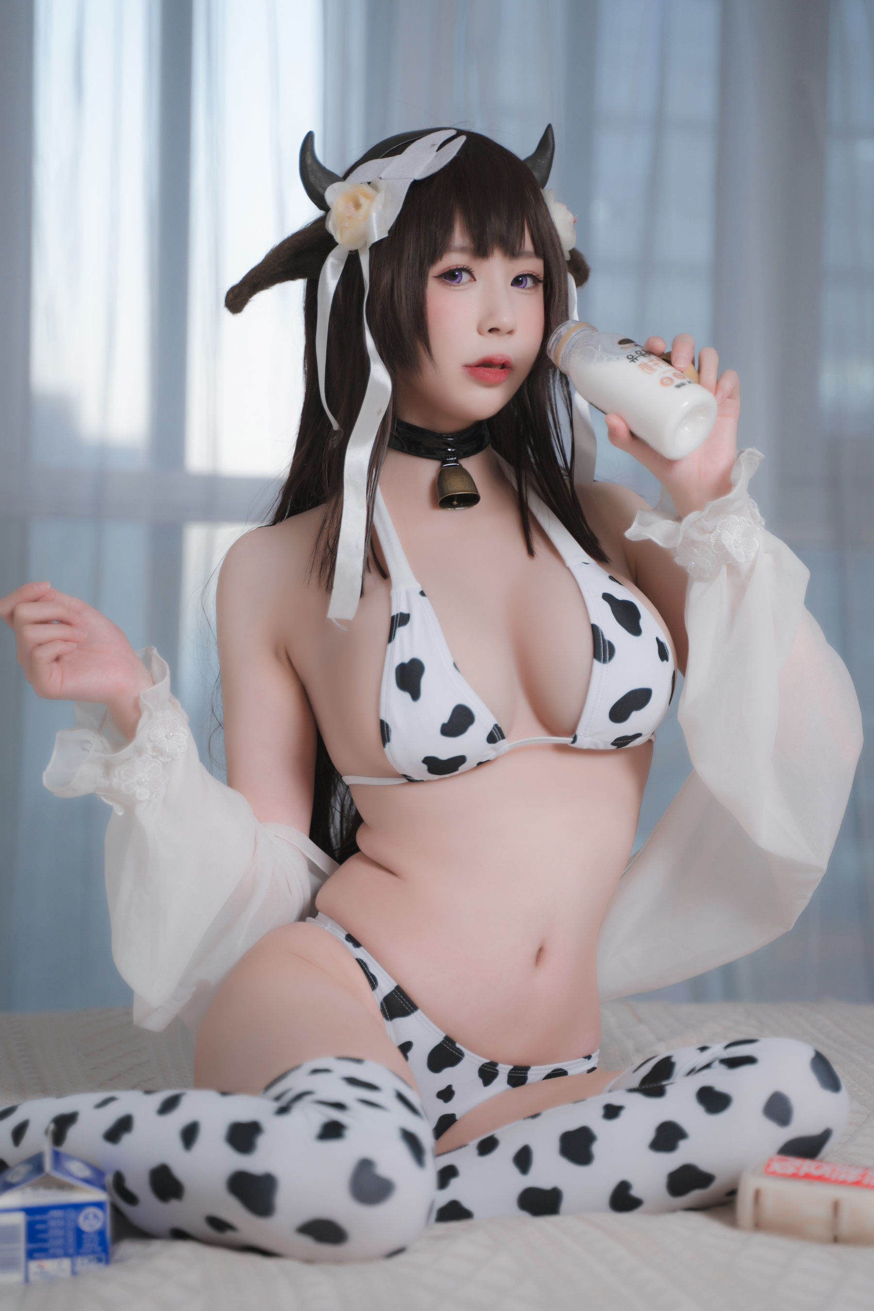 西园寺南歌 写真 - 牛牛奶牛