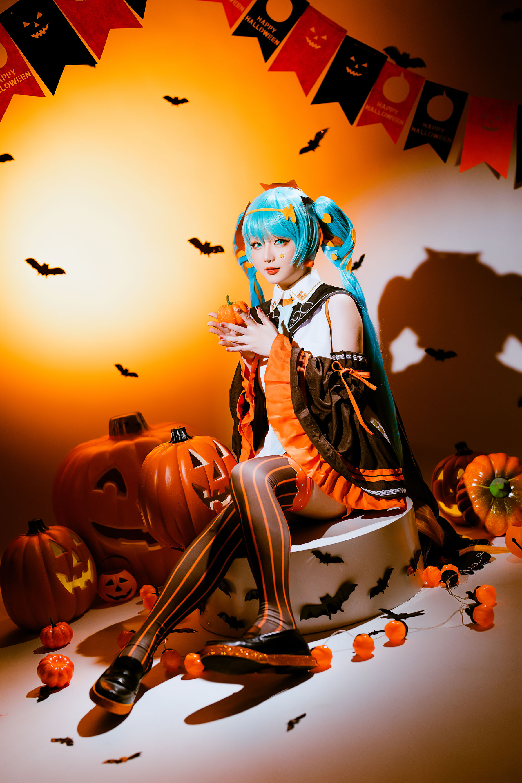 Coser小姐姐 星之迟迟 - 初音未来万圣节