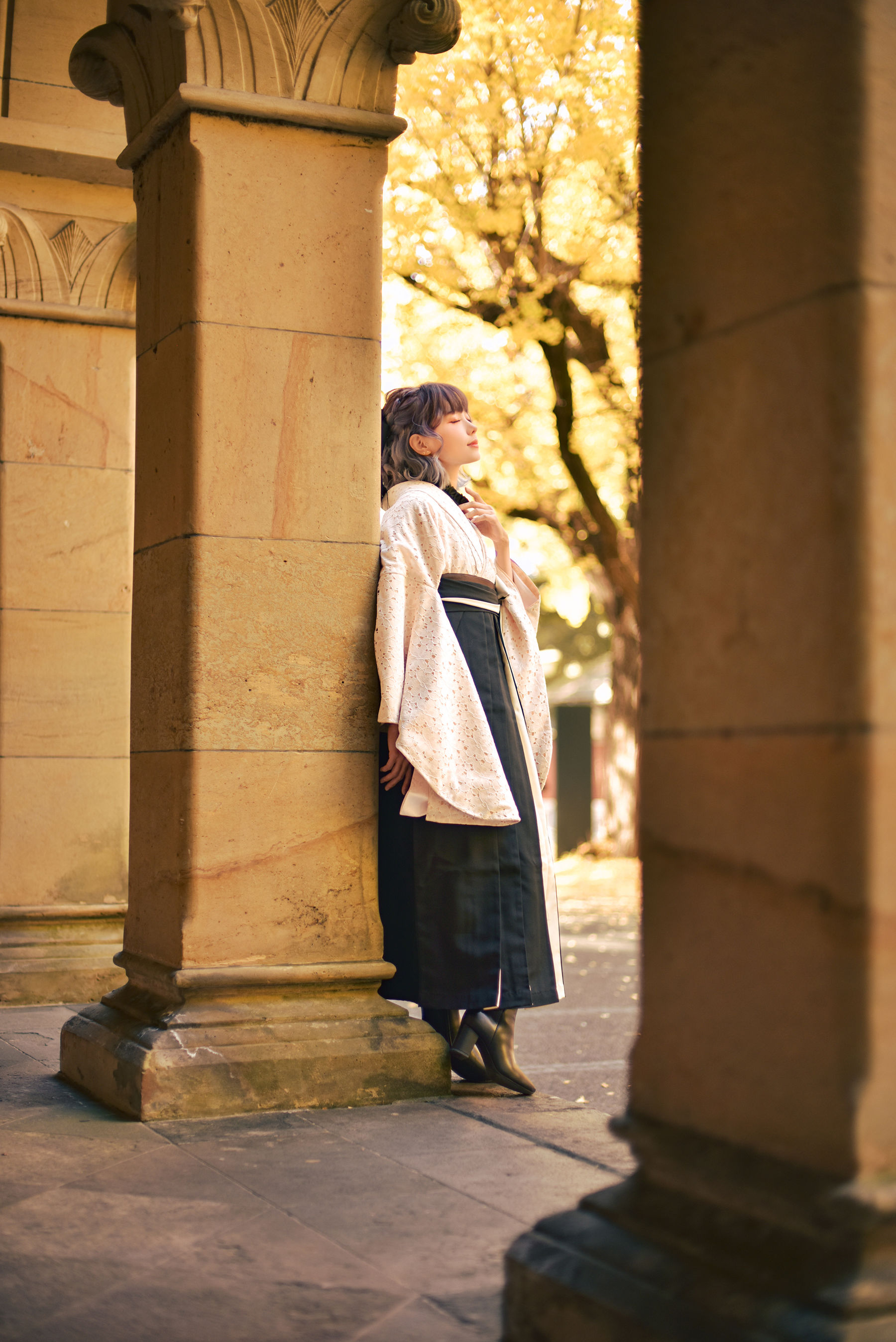 Ely_eee(ElyEE子) - Ginkgo Hakama