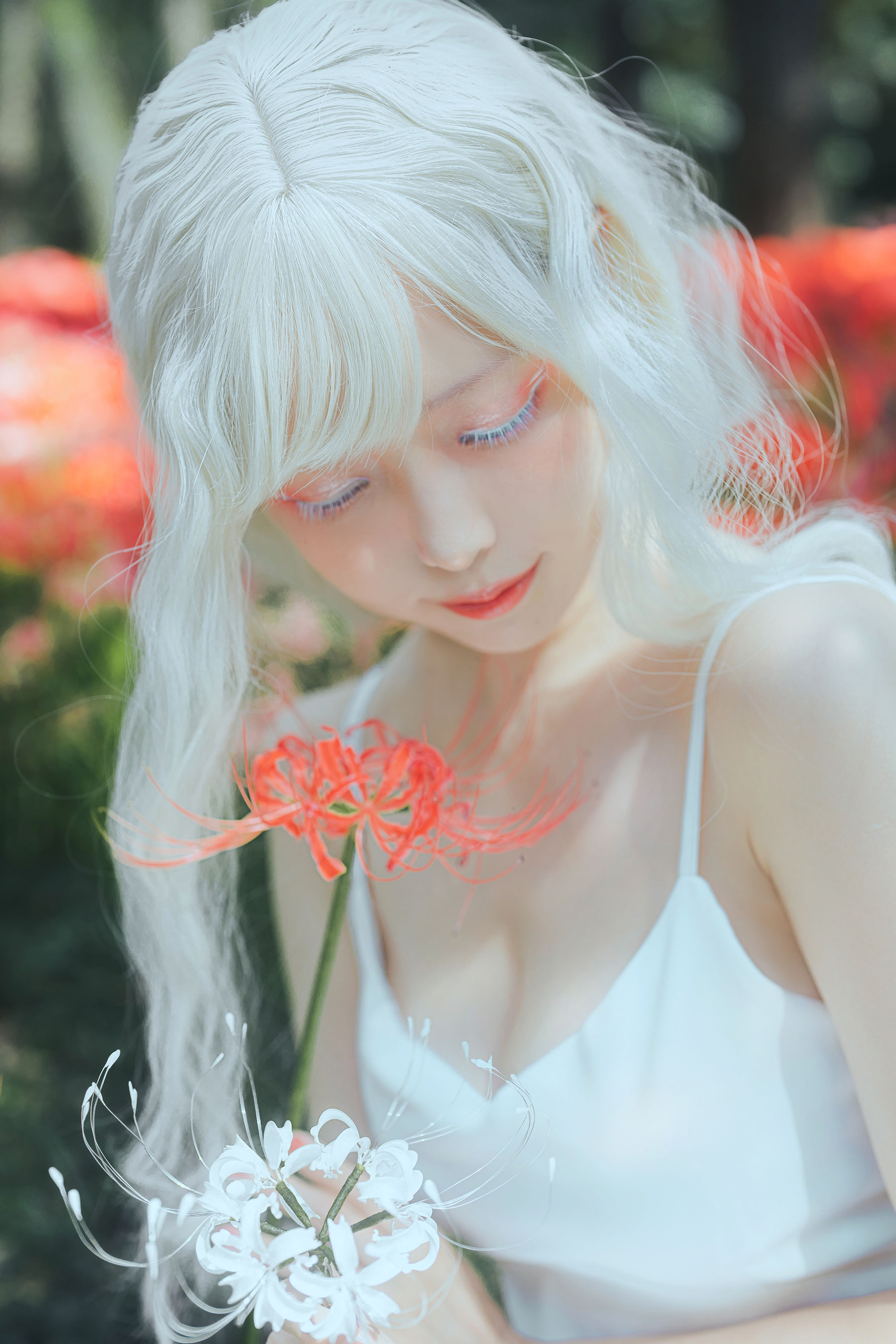Ely_eee(ElyEE子) - White spider lily 白瓷彼岸