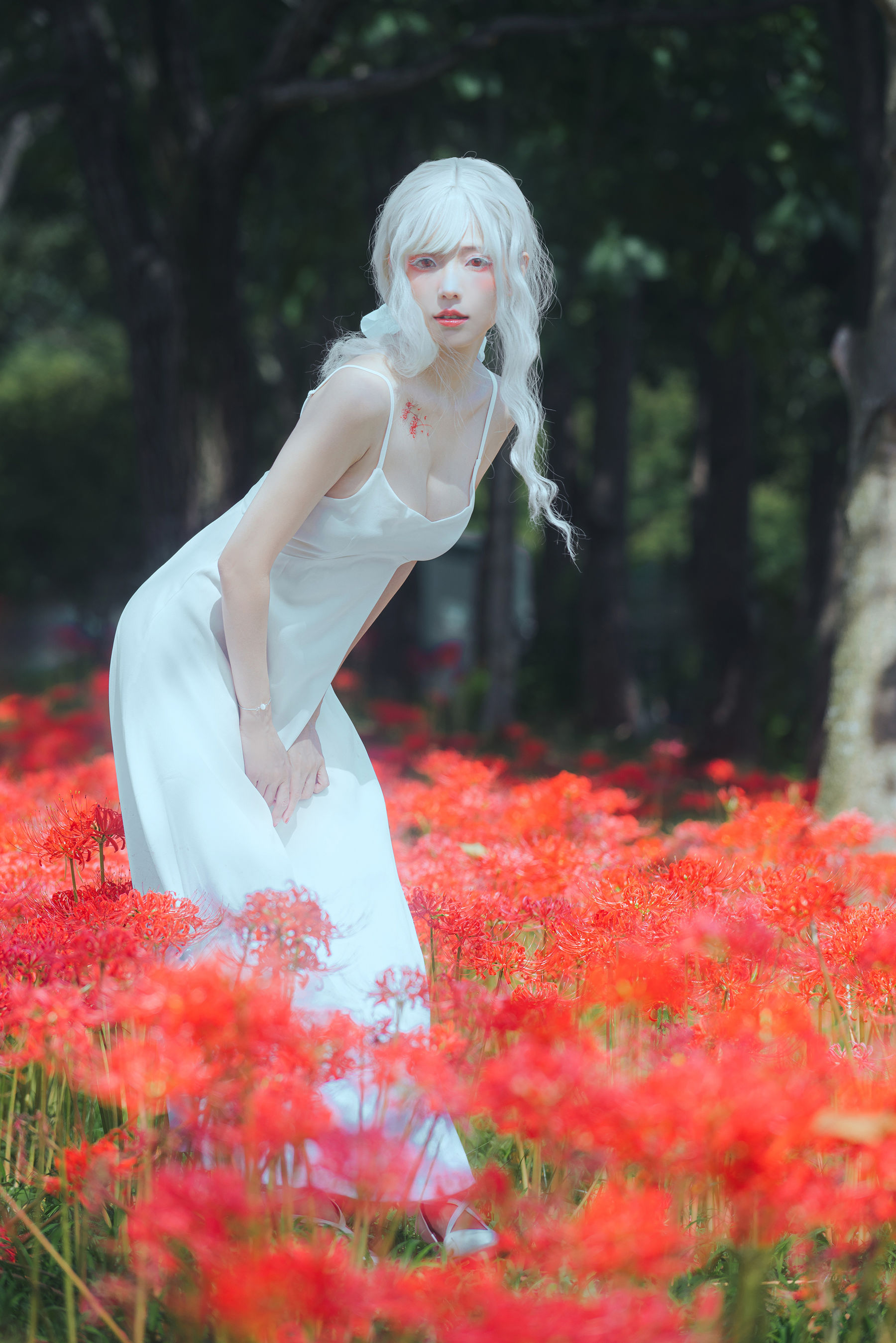 Ely_eee(ElyEE子) - White spider lily 白瓷彼岸