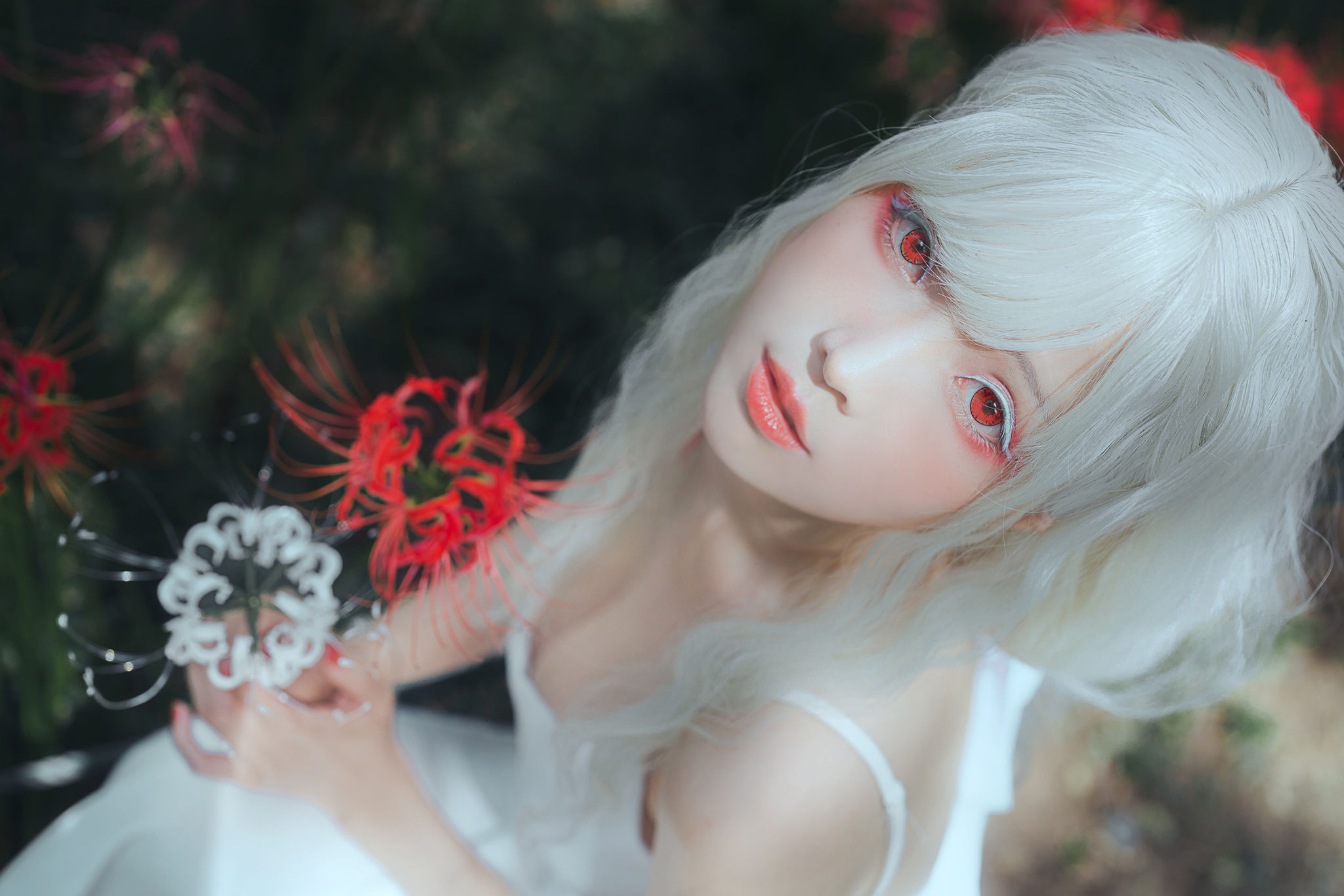 Ely_eee(ElyEE子) - White spider lily 白瓷彼岸