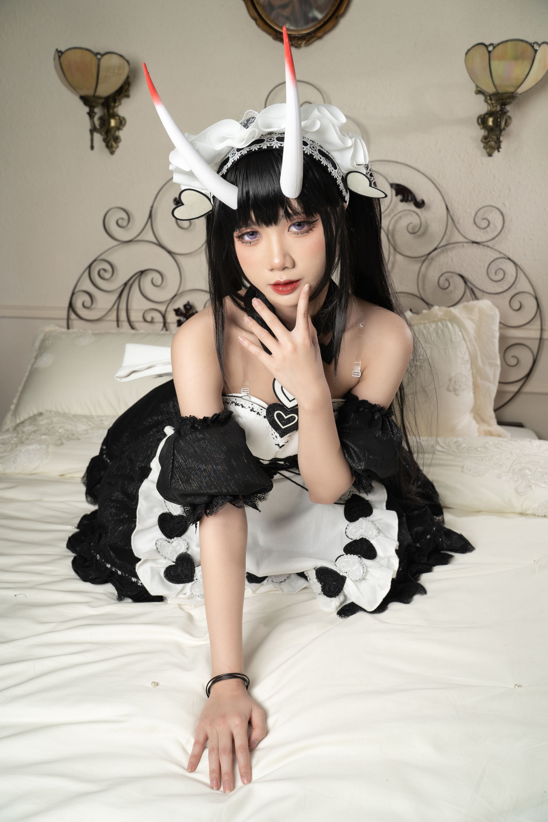 PoppaChan - cosplay NOshiro Maid Azur Lane