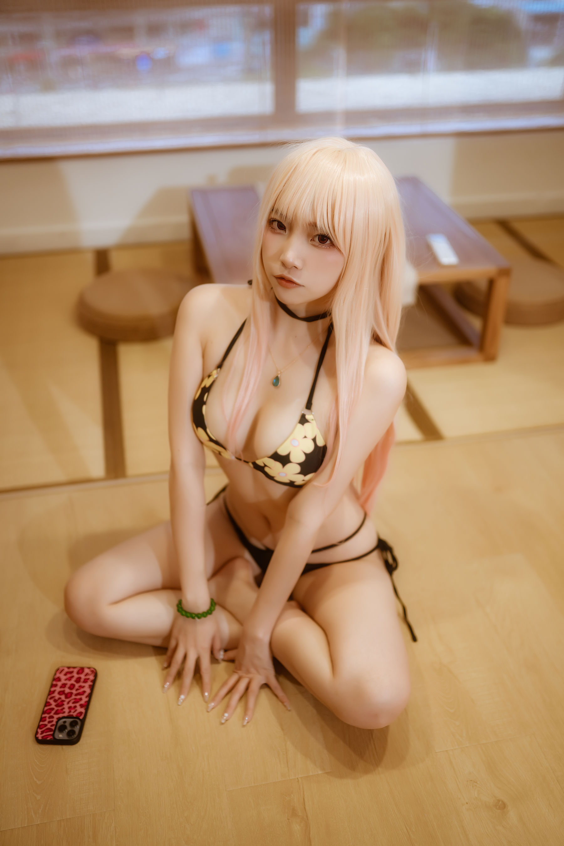 人气Coser 二佐Nisa - 海梦 日常泳装