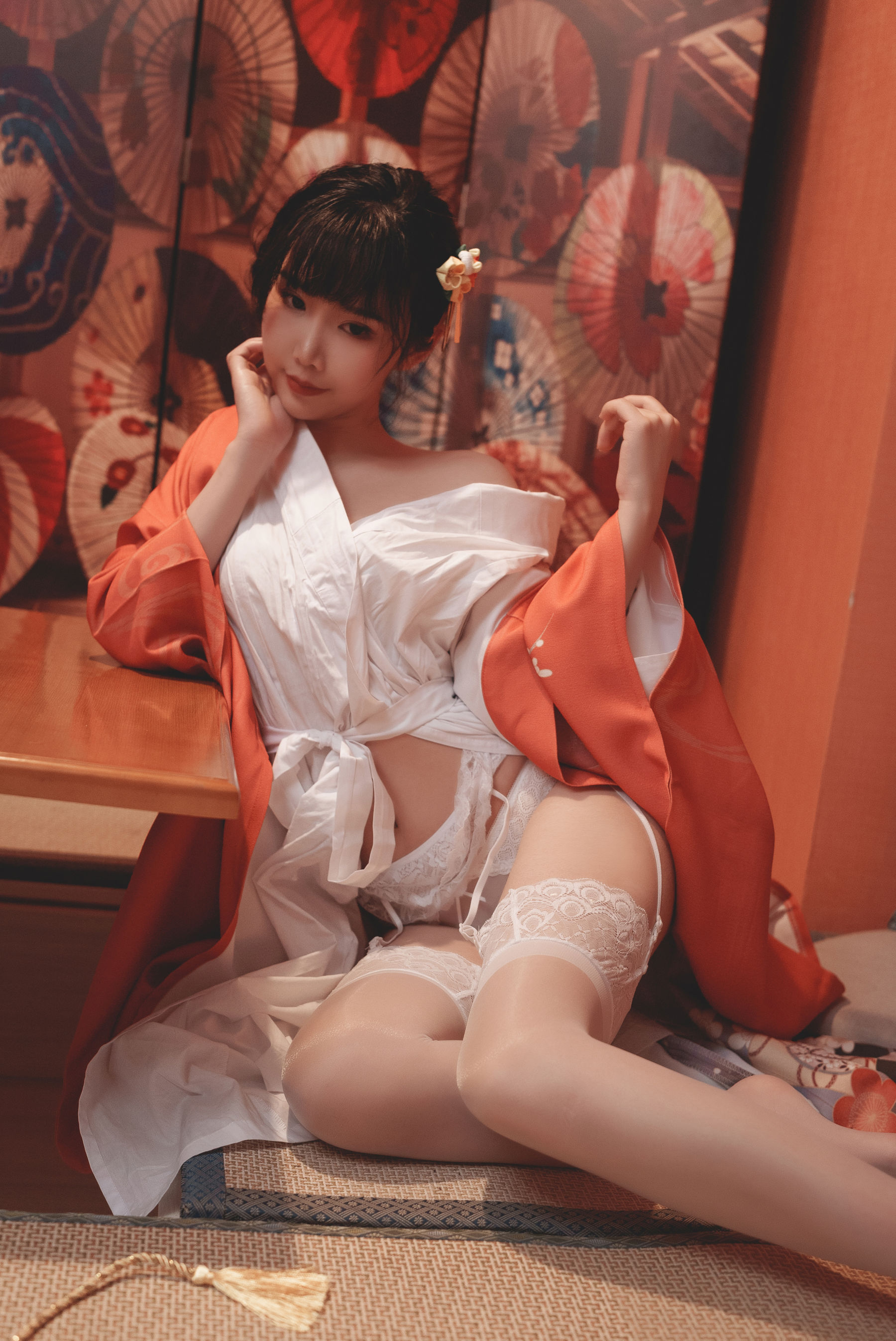 可爱人气Coser 面饼仙儿 - 和服内景