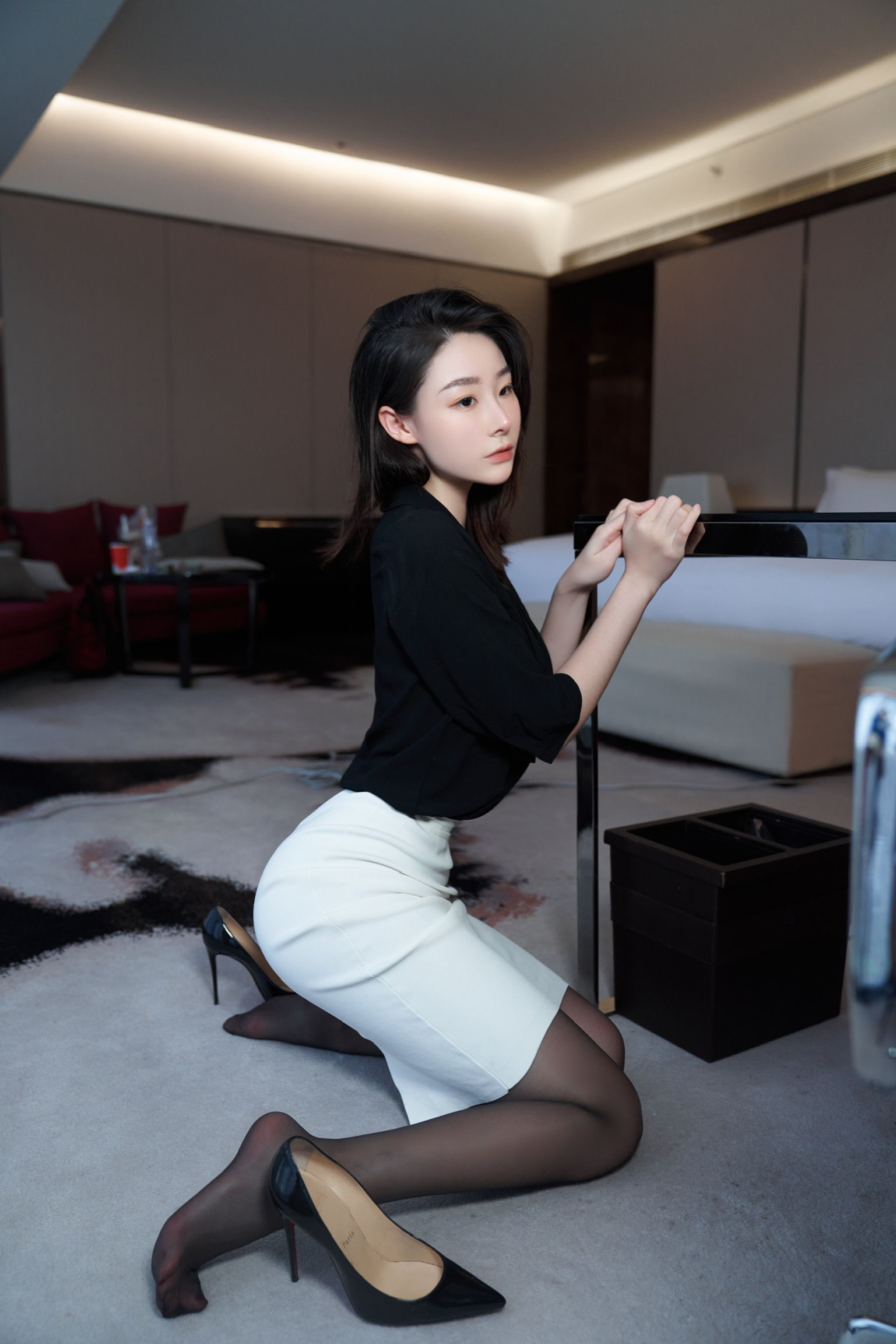 小逗逗 - 超薄黑丝蕾丝内内