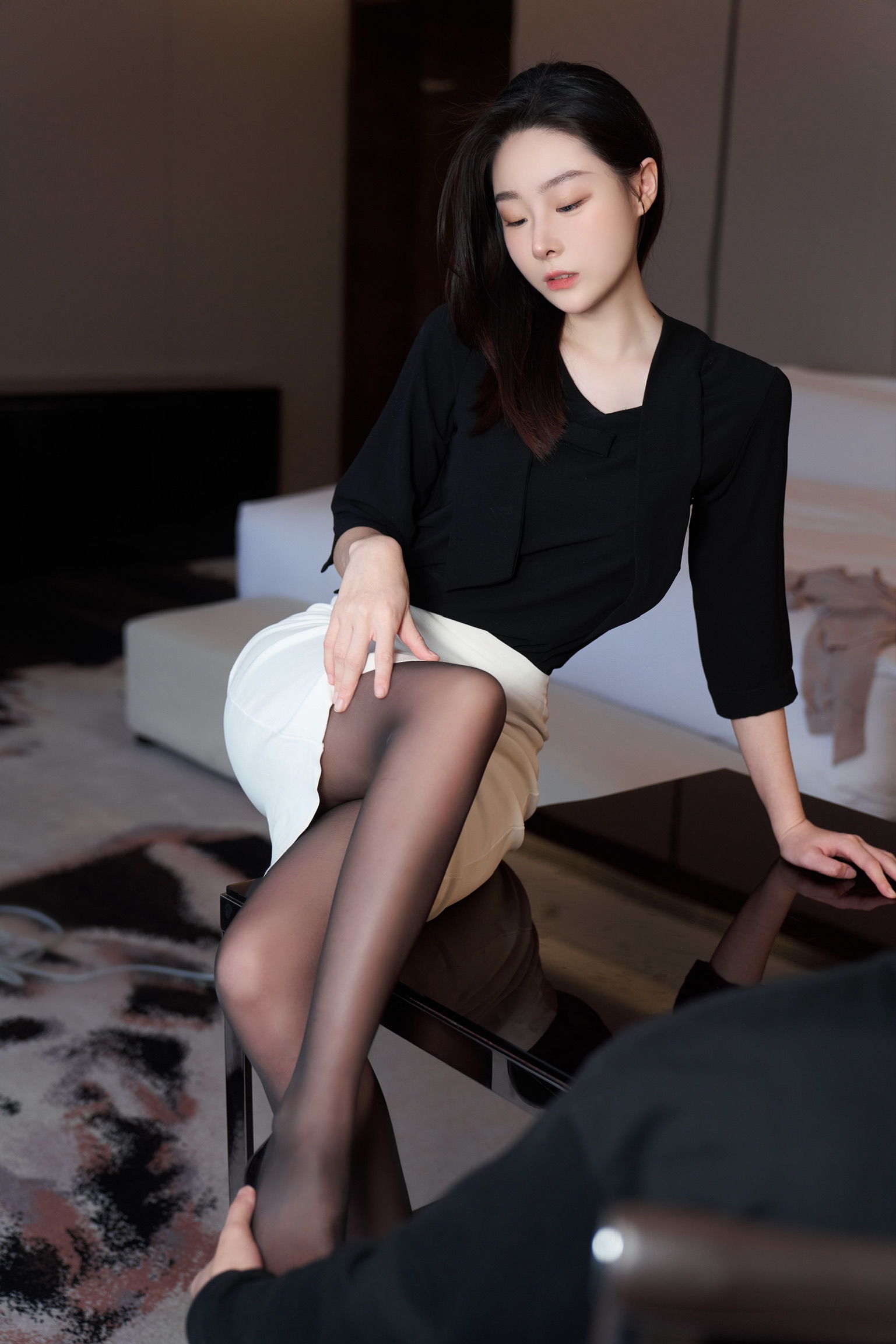 小逗逗 - 超薄黑丝蕾丝内内