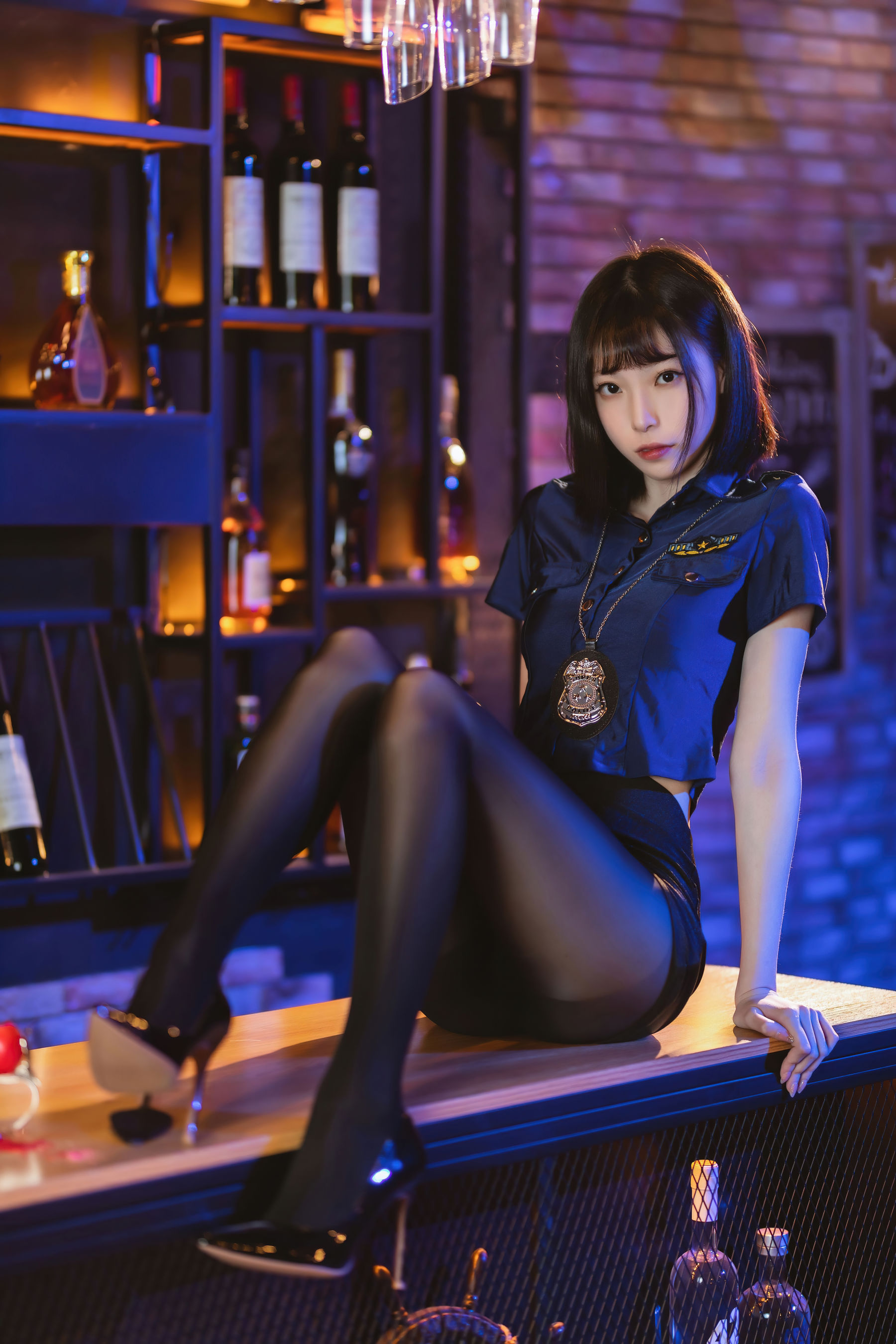 许岚 - 黑丝制服