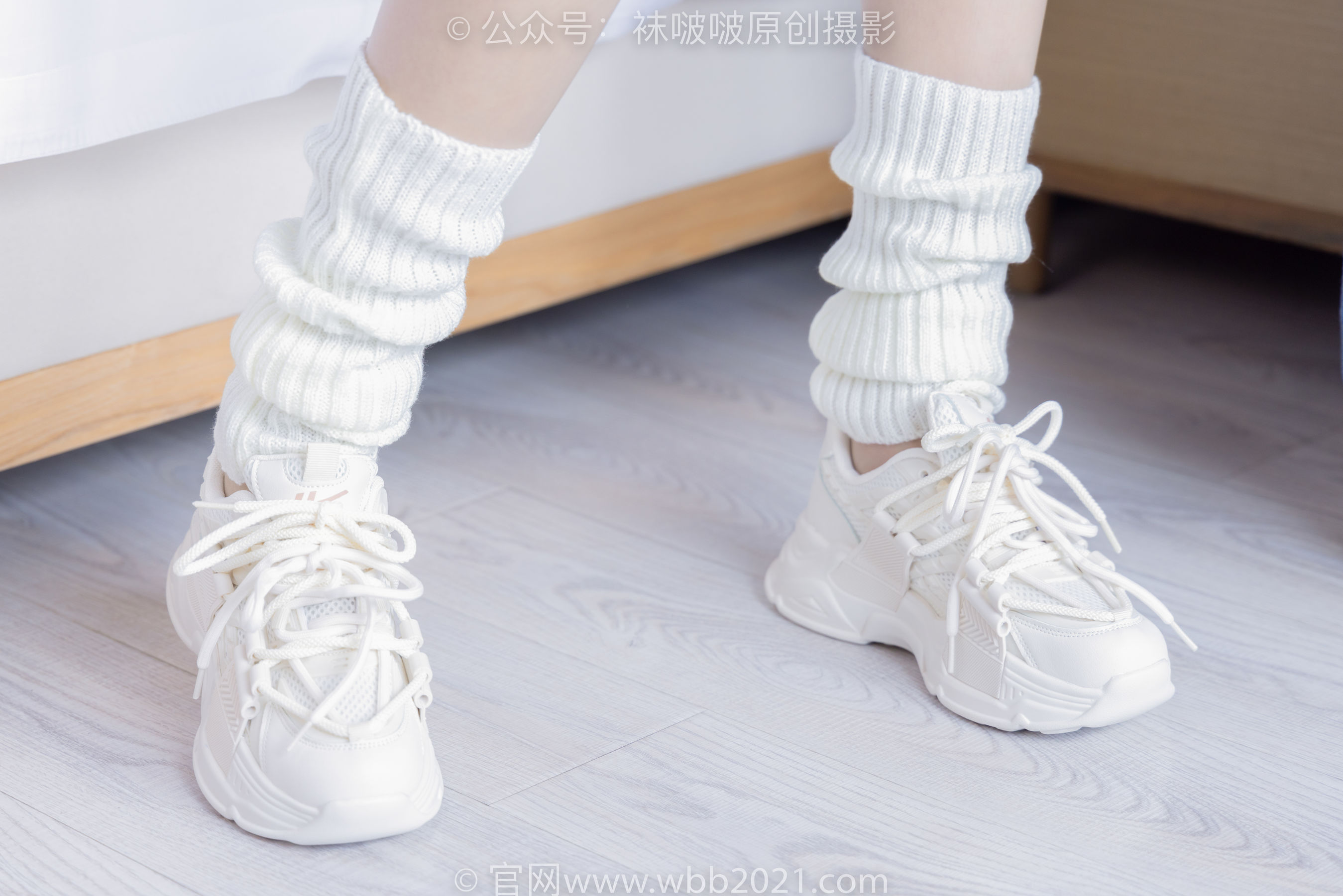 BoBoSocks袜啵啵 No.305 小甜豆 -运动鞋、人字拖、袜套、油亮白丝