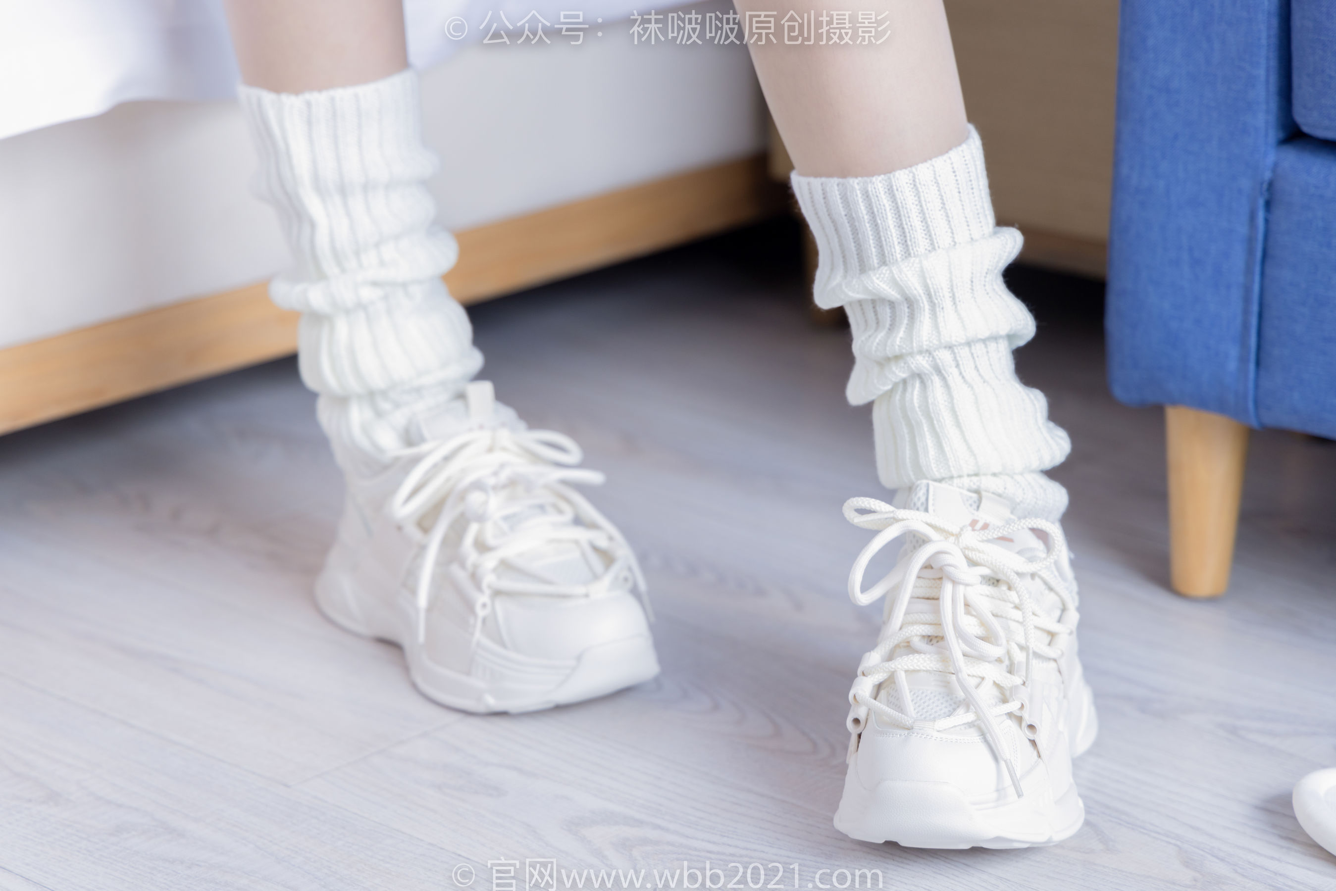 BoBoSocks袜啵啵 No.305 小甜豆 -运动鞋、人字拖、袜套、油亮白丝