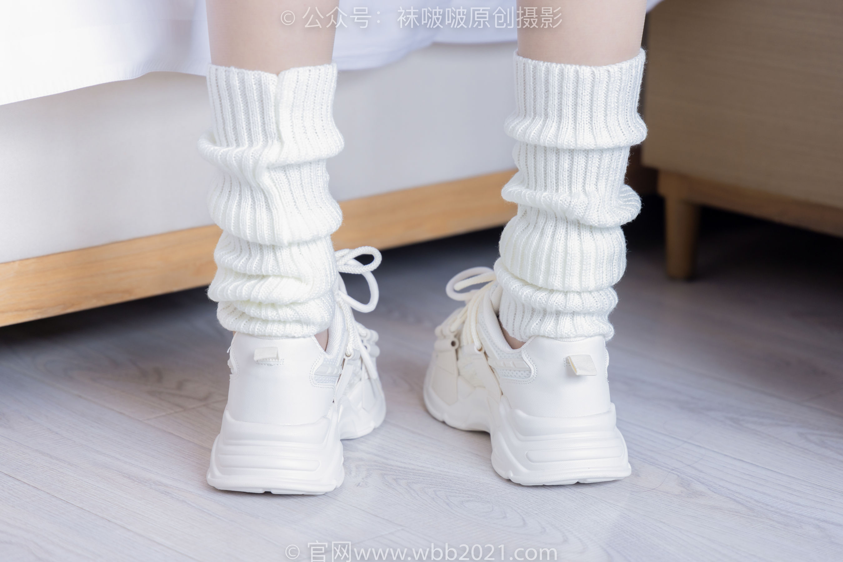 BoBoSocks袜啵啵 No.305 小甜豆 -运动鞋、人字拖、袜套、油亮白丝
