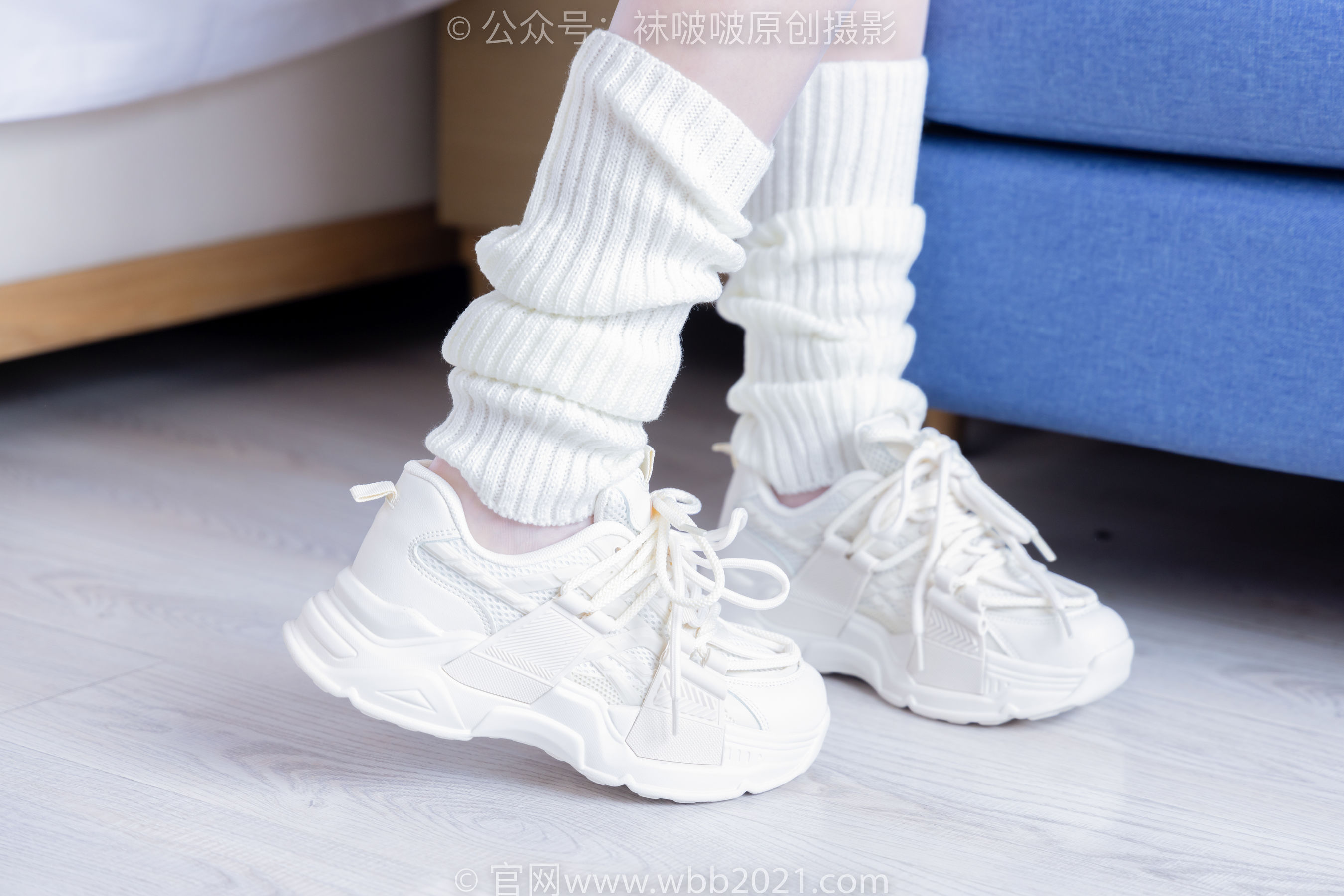 BoBoSocks袜啵啵 No.305 小甜豆 -运动鞋、人字拖、袜套、油亮白丝