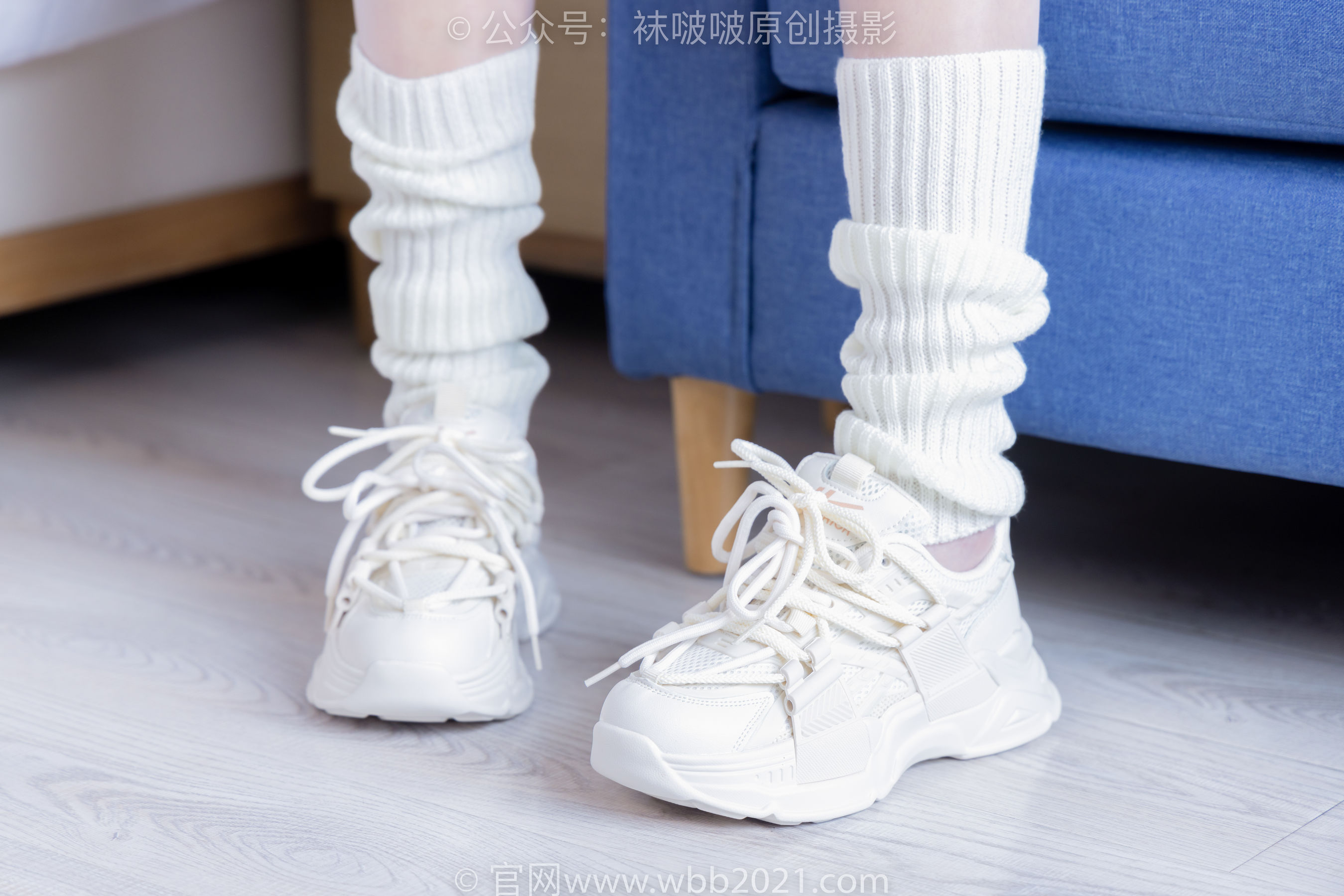 BoBoSocks袜啵啵 No.305 小甜豆 -运动鞋、人字拖、袜套、油亮白丝