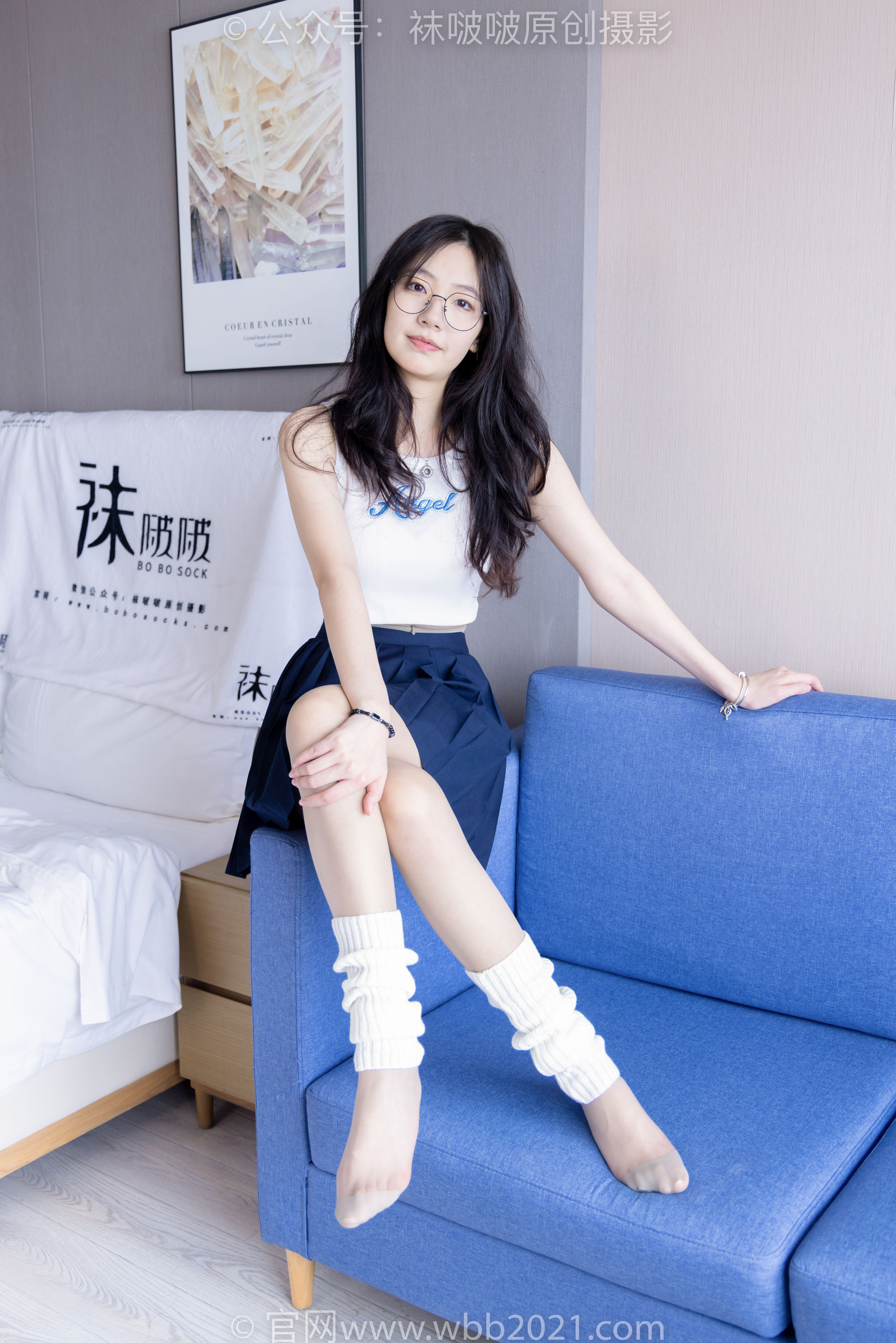 BoBoSocks袜啵啵 No.305 小甜豆 -运动鞋、人字拖、袜套、油亮白丝