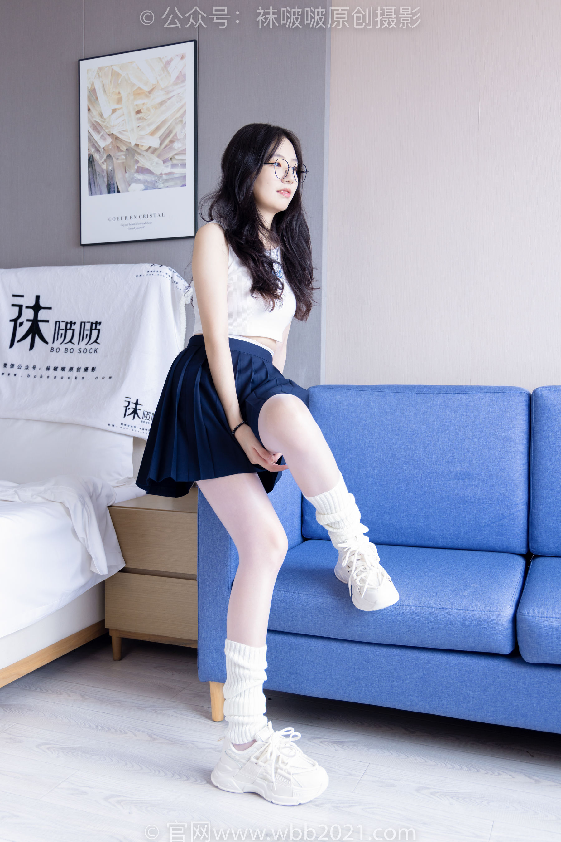 BoBoSocks袜啵啵 No.305 小甜豆 -运动鞋、人字拖、袜套、油亮白丝