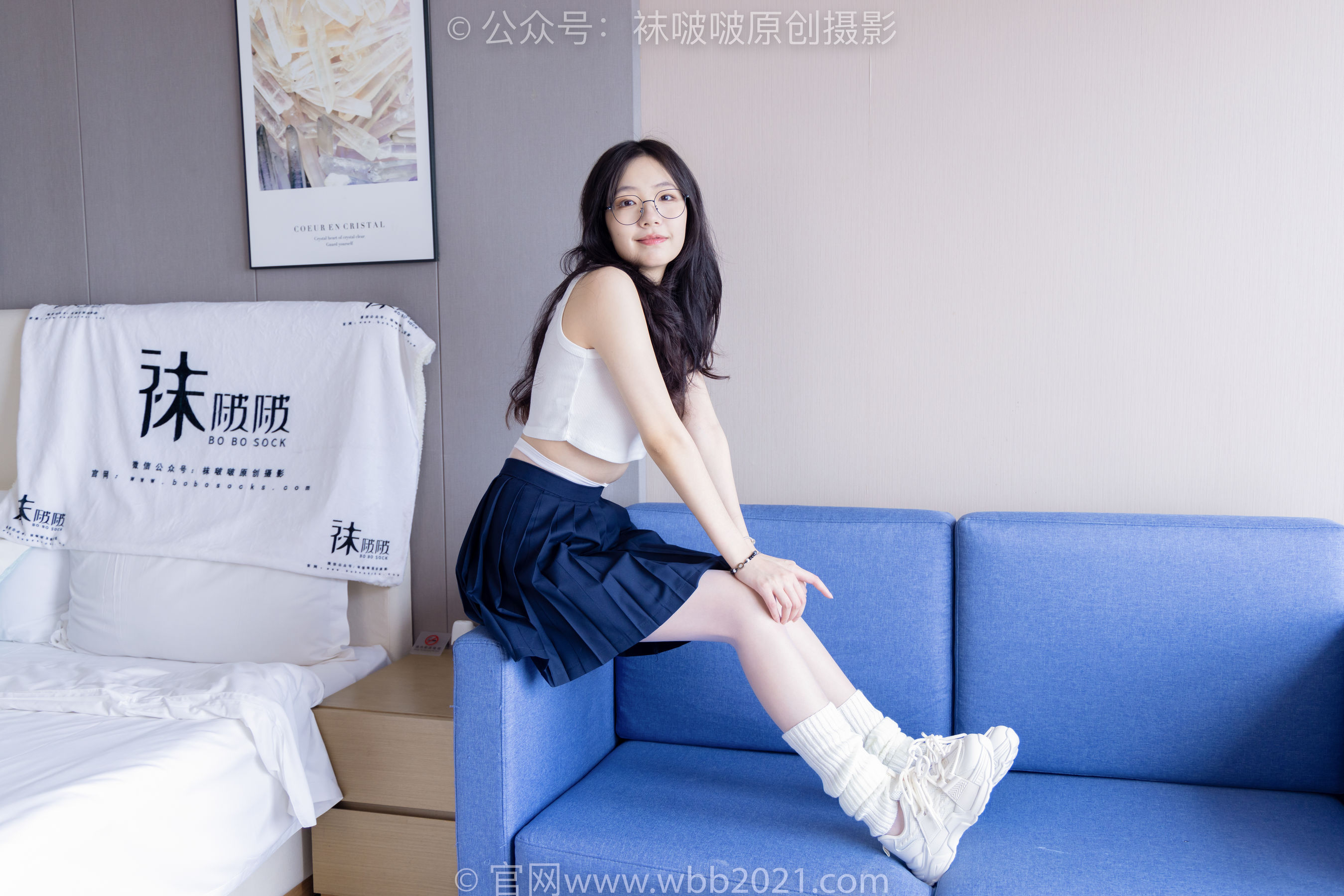 BoBoSocks袜啵啵 No.305 小甜豆 -运动鞋、人字拖、袜套、油亮白丝
