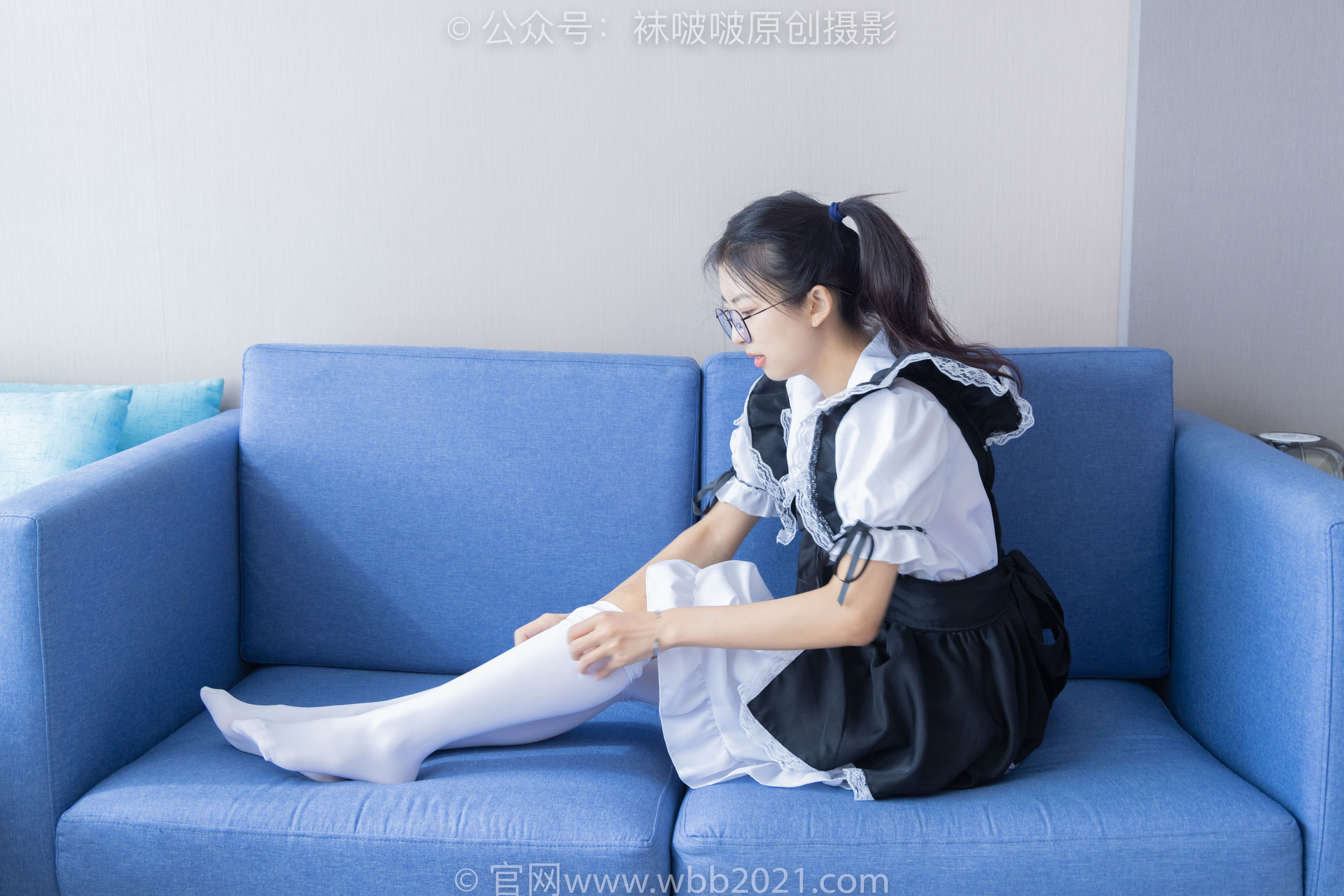 BoBoSocks袜啵啵 No.306 奶油 -高跟鞋、皮鞋、厚白丝大腿袜、厚肉丝、白棉袜