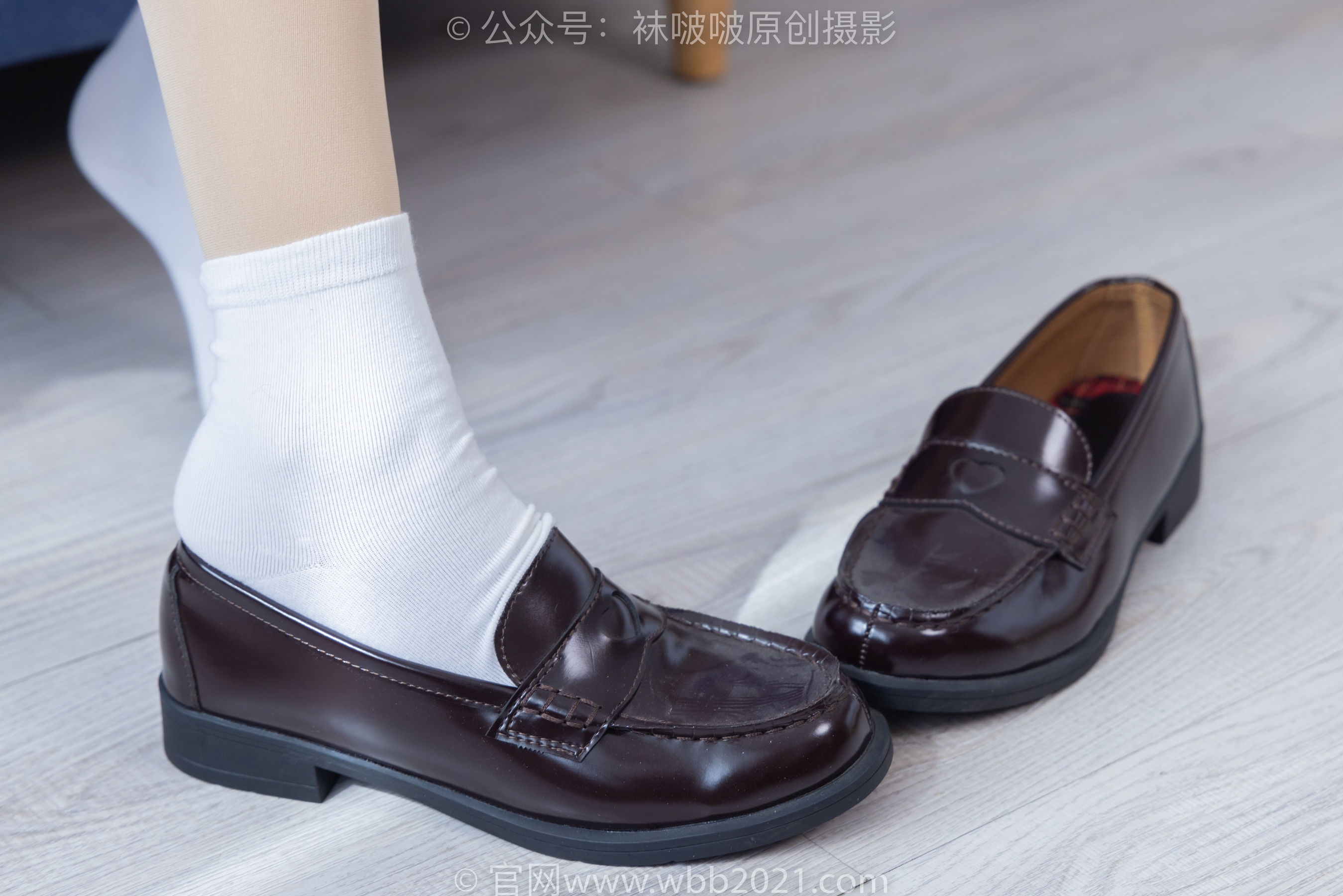 BoBoSocks袜啵啵 No.306 奶油 -高跟鞋、皮鞋、厚白丝大腿袜、厚肉丝、白棉袜