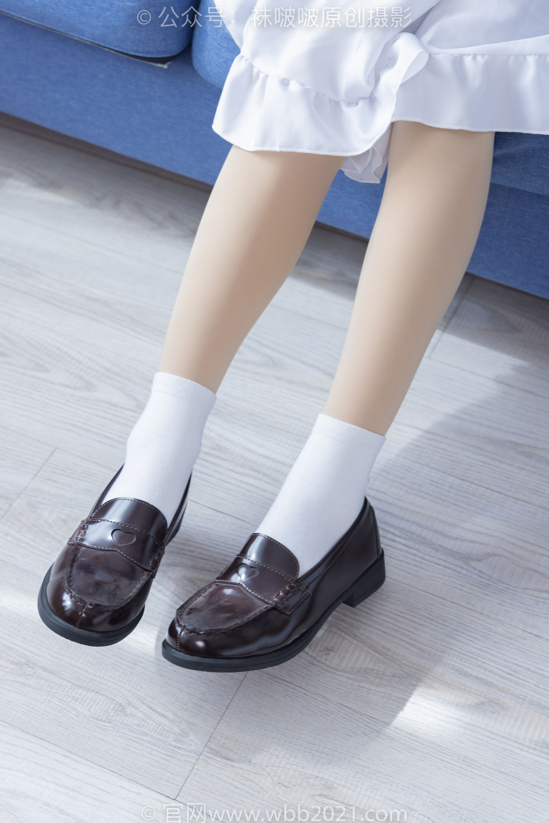 BoBoSocks袜啵啵 No.306 奶油 -高跟鞋、皮鞋、厚白丝大腿袜、厚肉丝、白棉袜