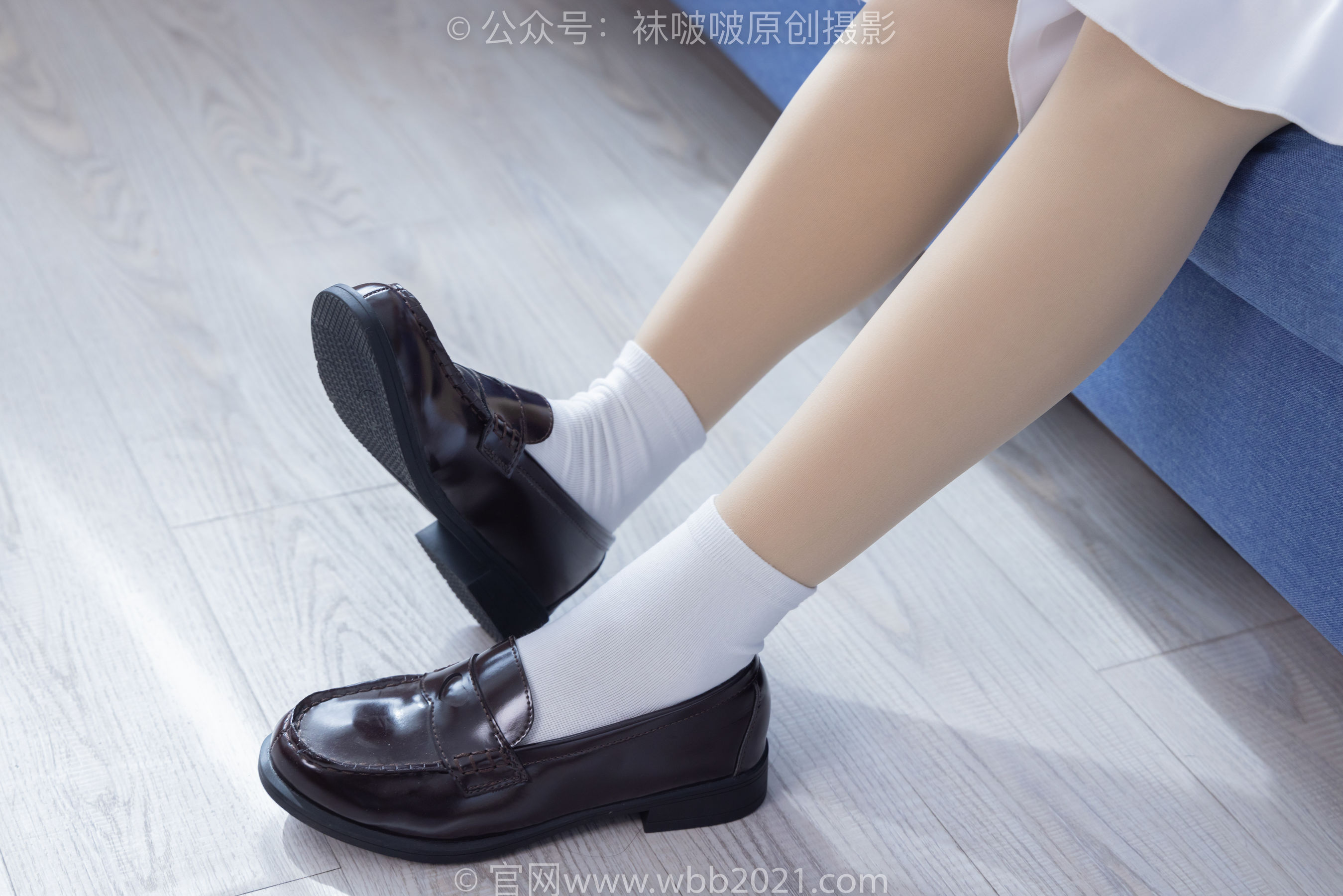 BoBoSocks袜啵啵 No.306 奶油 -高跟鞋、皮鞋、厚白丝大腿袜、厚肉丝、白棉袜