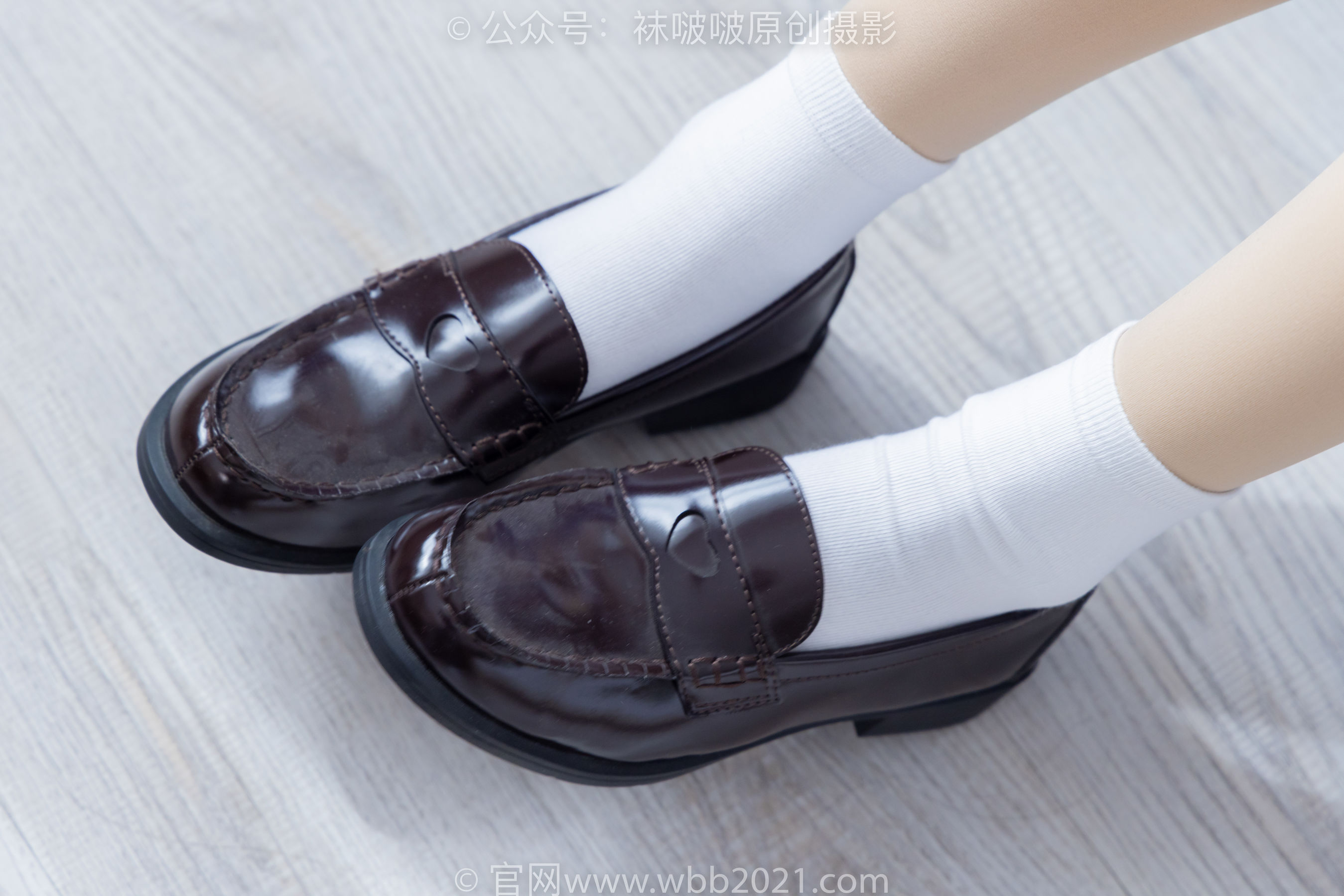 BoBoSocks袜啵啵 No.306 奶油 -高跟鞋、皮鞋、厚白丝大腿袜、厚肉丝、白棉袜