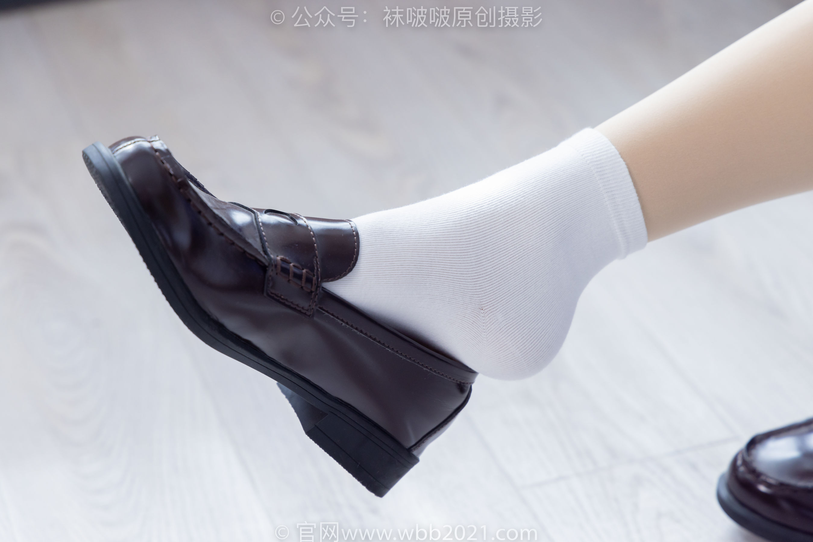 BoBoSocks袜啵啵 No.306 奶油 -高跟鞋、皮鞋、厚白丝大腿袜、厚肉丝、白棉袜
