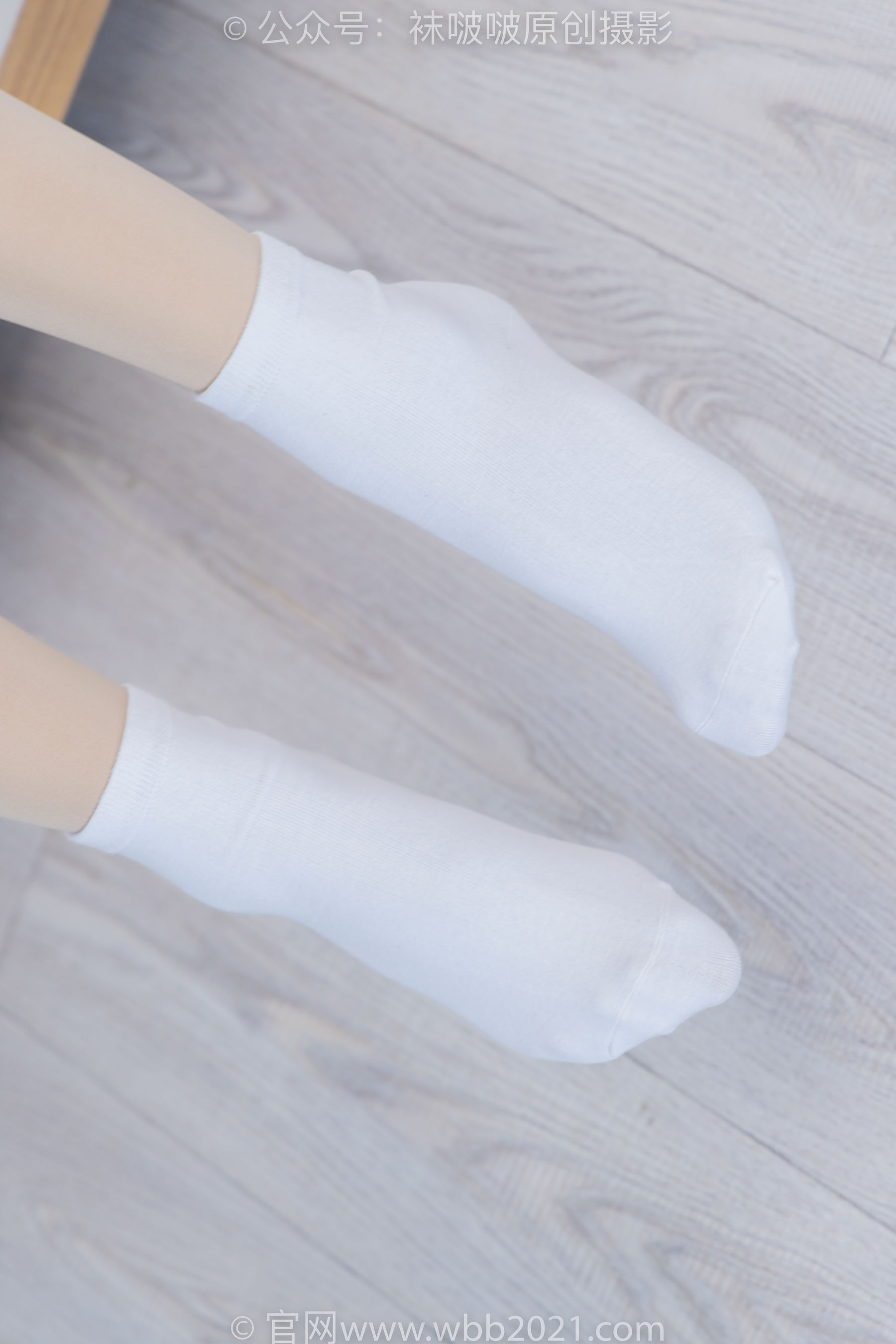 BoBoSocks袜啵啵 No.306 奶油 -高跟鞋、皮鞋、厚白丝大腿袜、厚肉丝、白棉袜