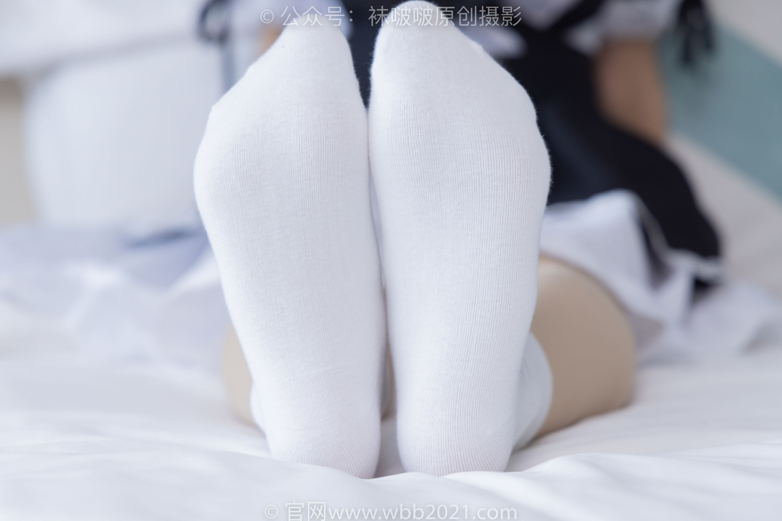 BoBoSocks袜啵啵 No.306 奶油 -高跟鞋、皮鞋、厚白丝大腿袜、厚肉丝、白棉袜