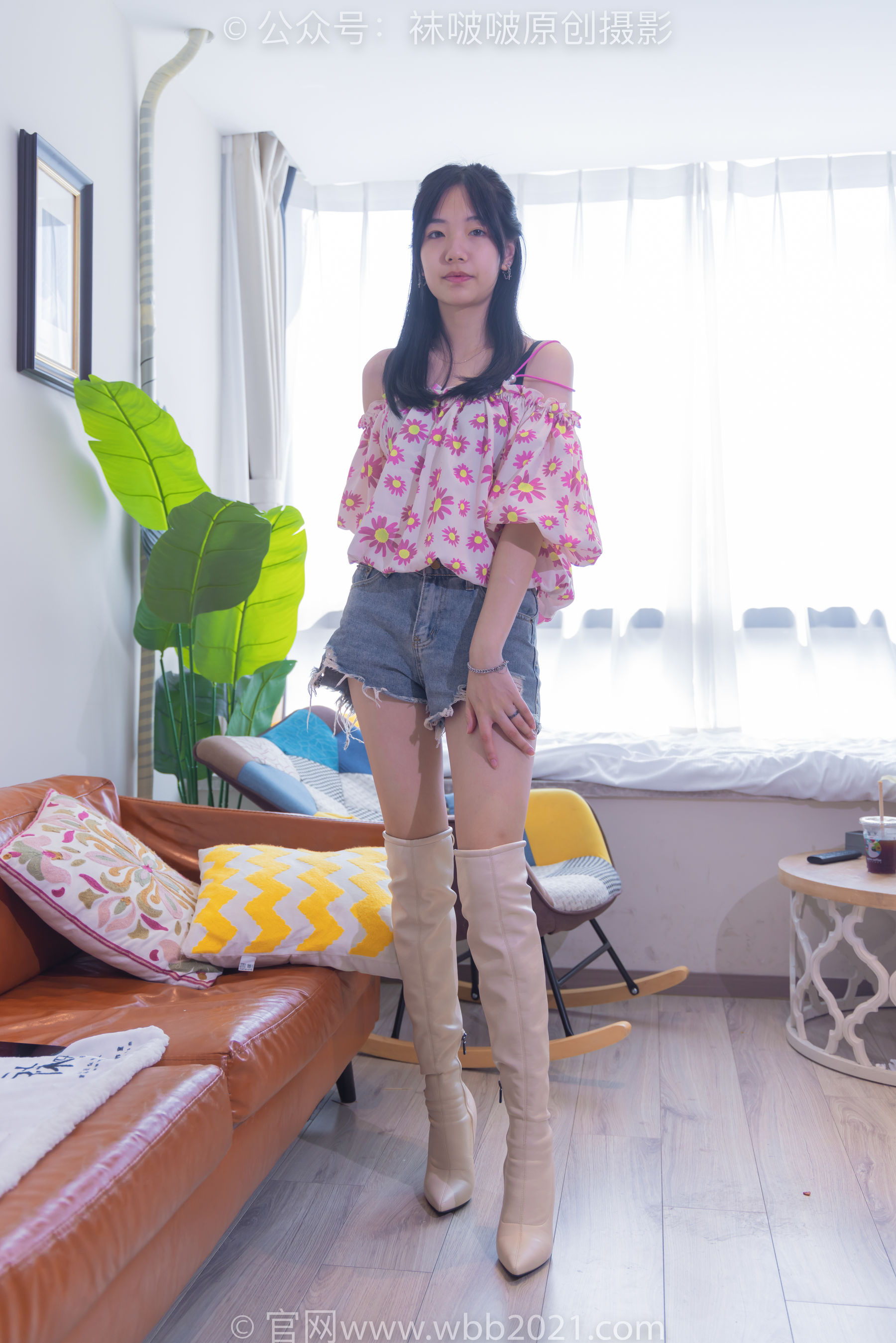 BoBoSocks袜啵啵 No.308 小甜豆 -长靴、白棉袜、裸足