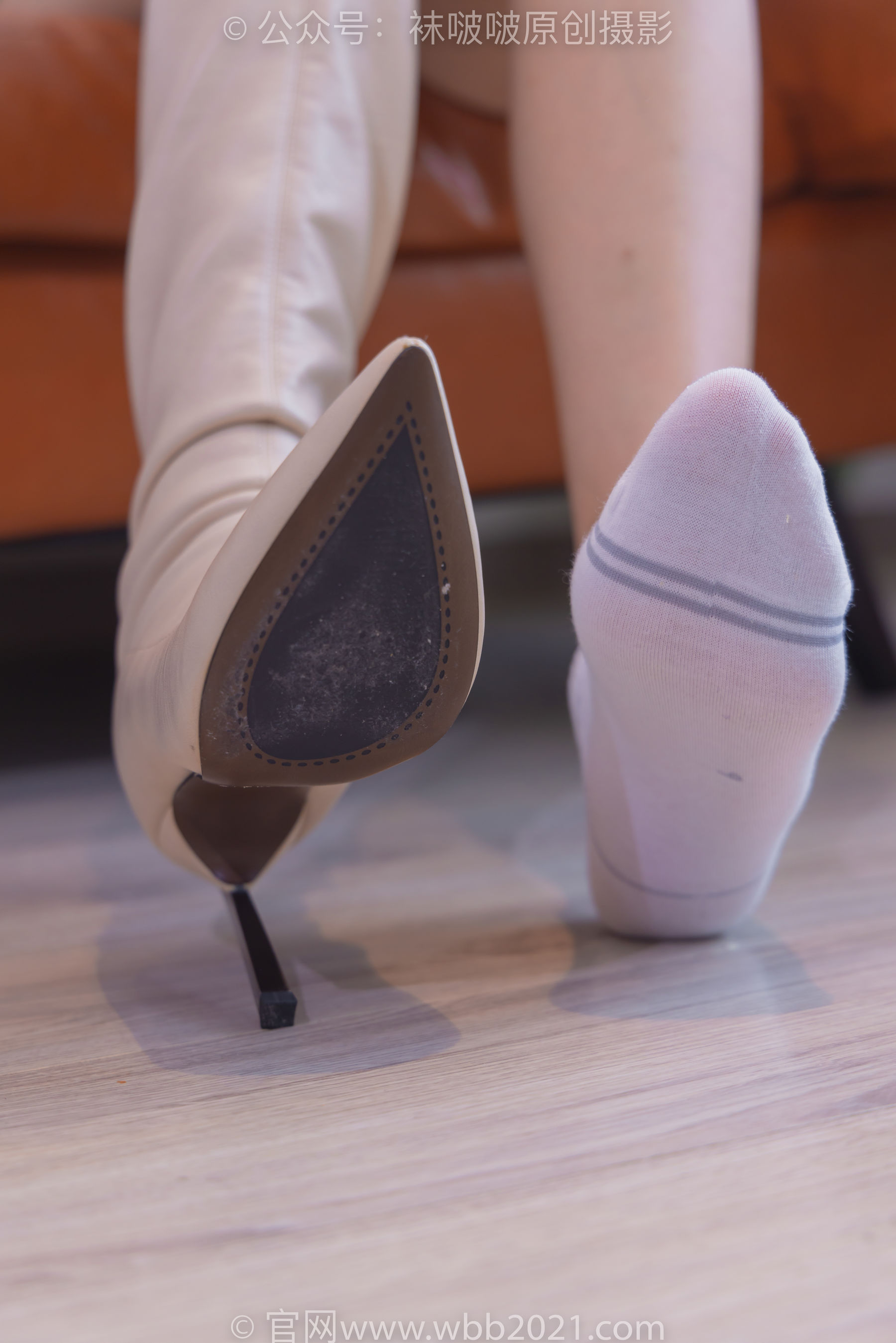 BoBoSocks袜啵啵 No.308 小甜豆 -长靴、白棉袜、裸足