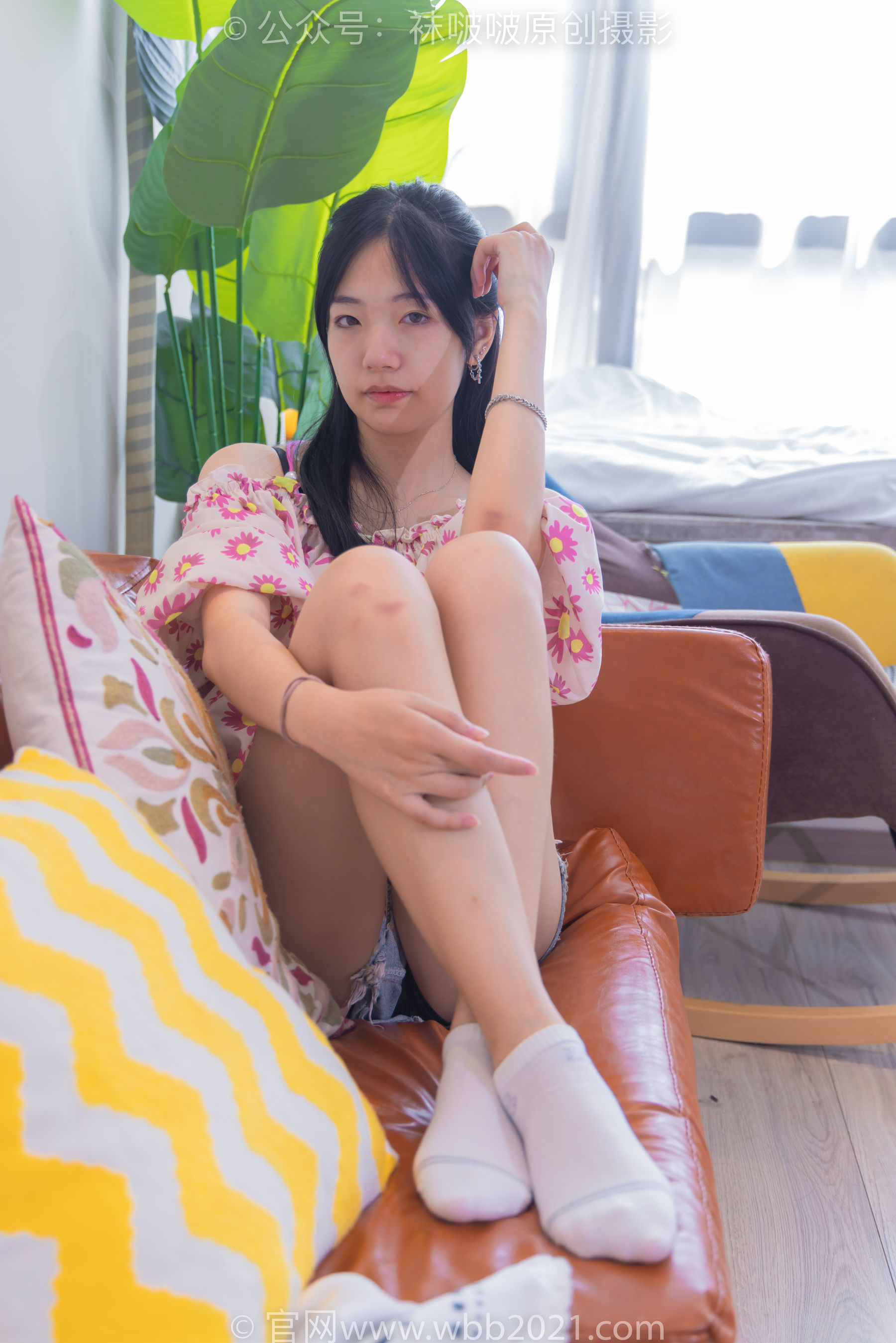 BoBoSocks袜啵啵 No.308 小甜豆 -长靴、白棉袜、裸足