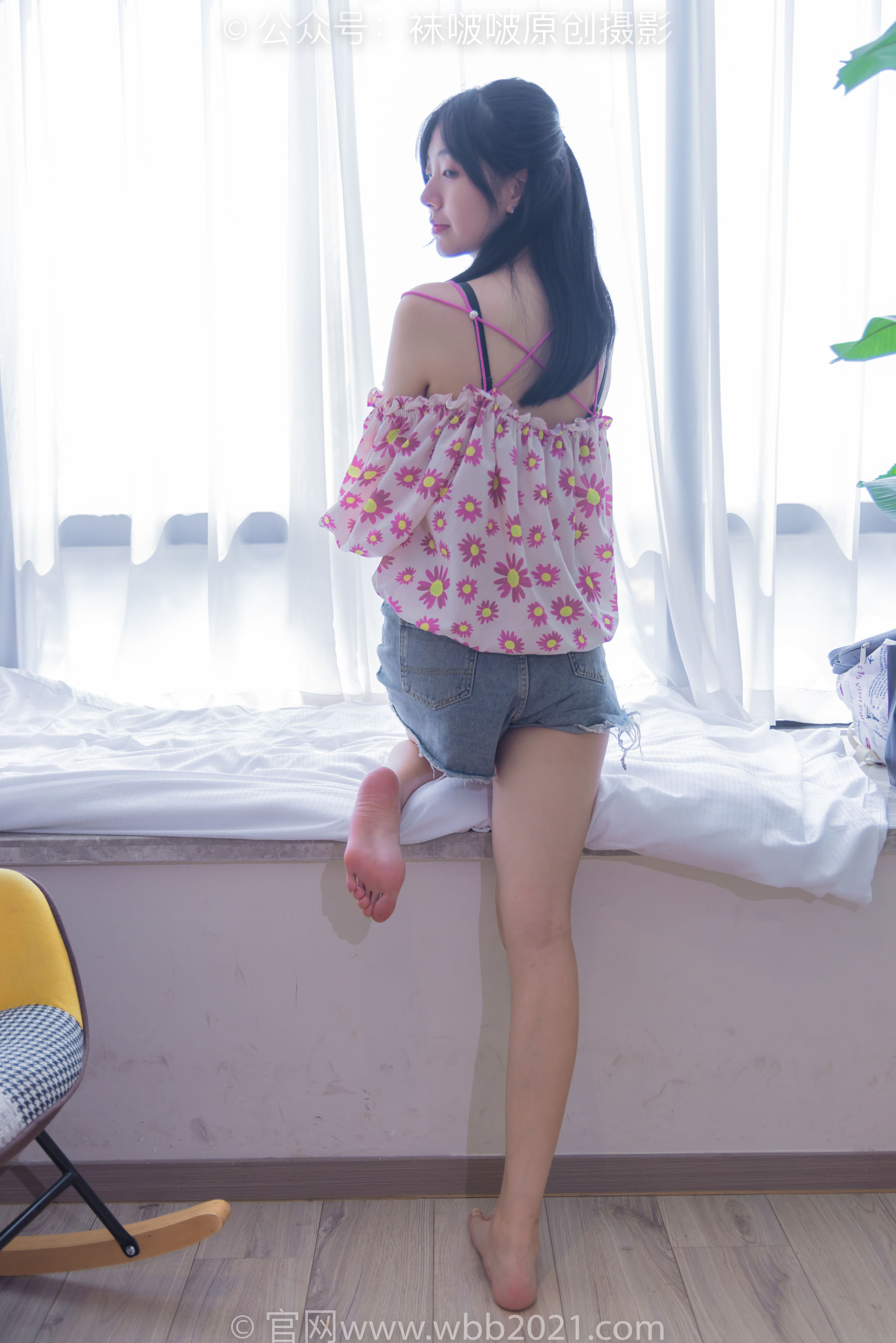 BoBoSocks袜啵啵 No.308 小甜豆 -长靴、白棉袜、裸足