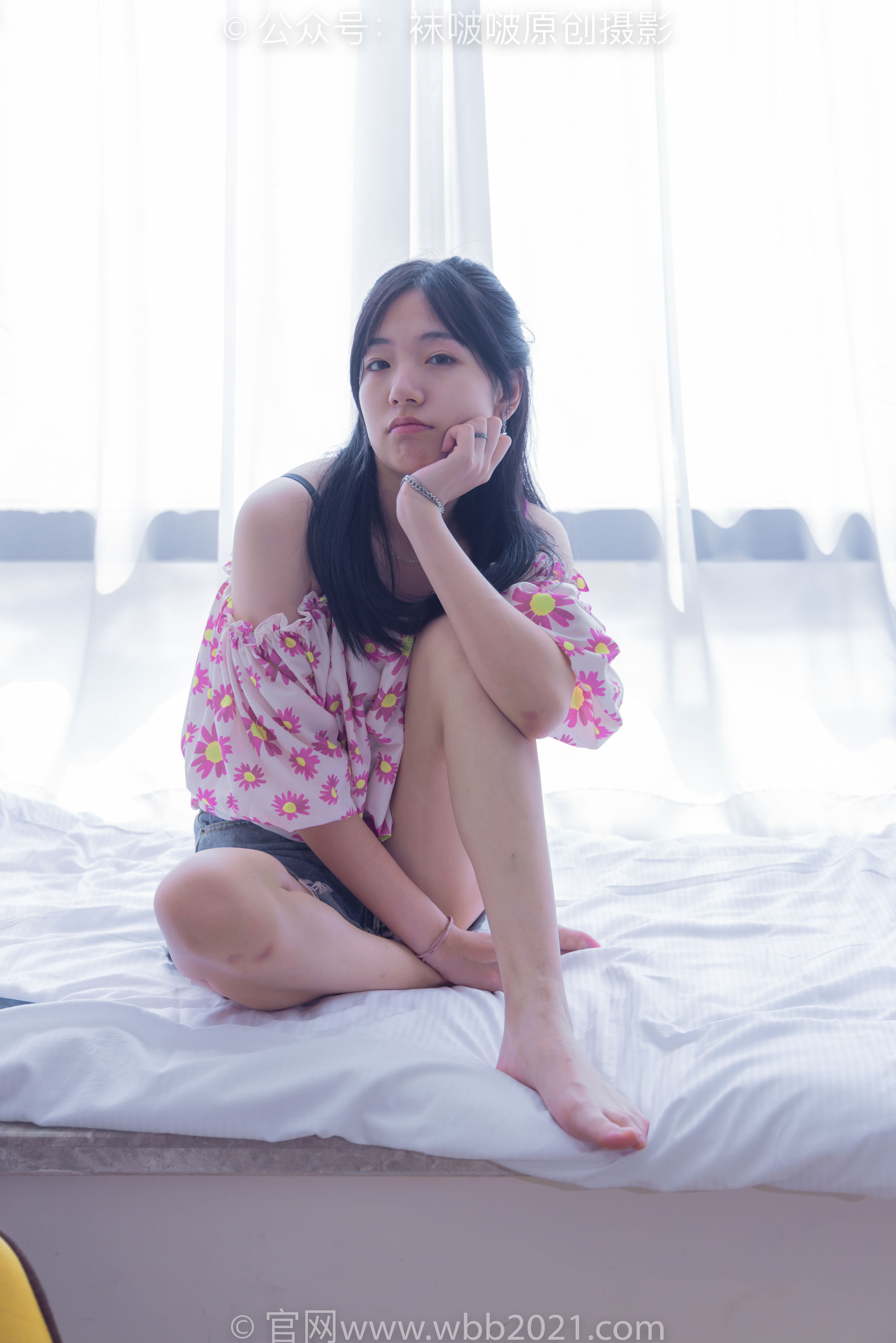 BoBoSocks袜啵啵 No.308 小甜豆 -长靴、白棉袜、裸足