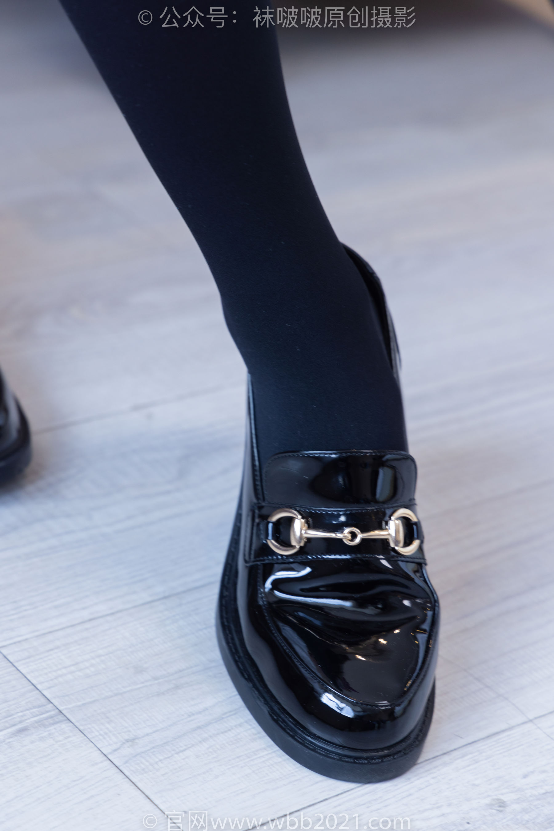BoBoSocks袜啵啵 No.310 芝士 -皮鞋、厚黑丝